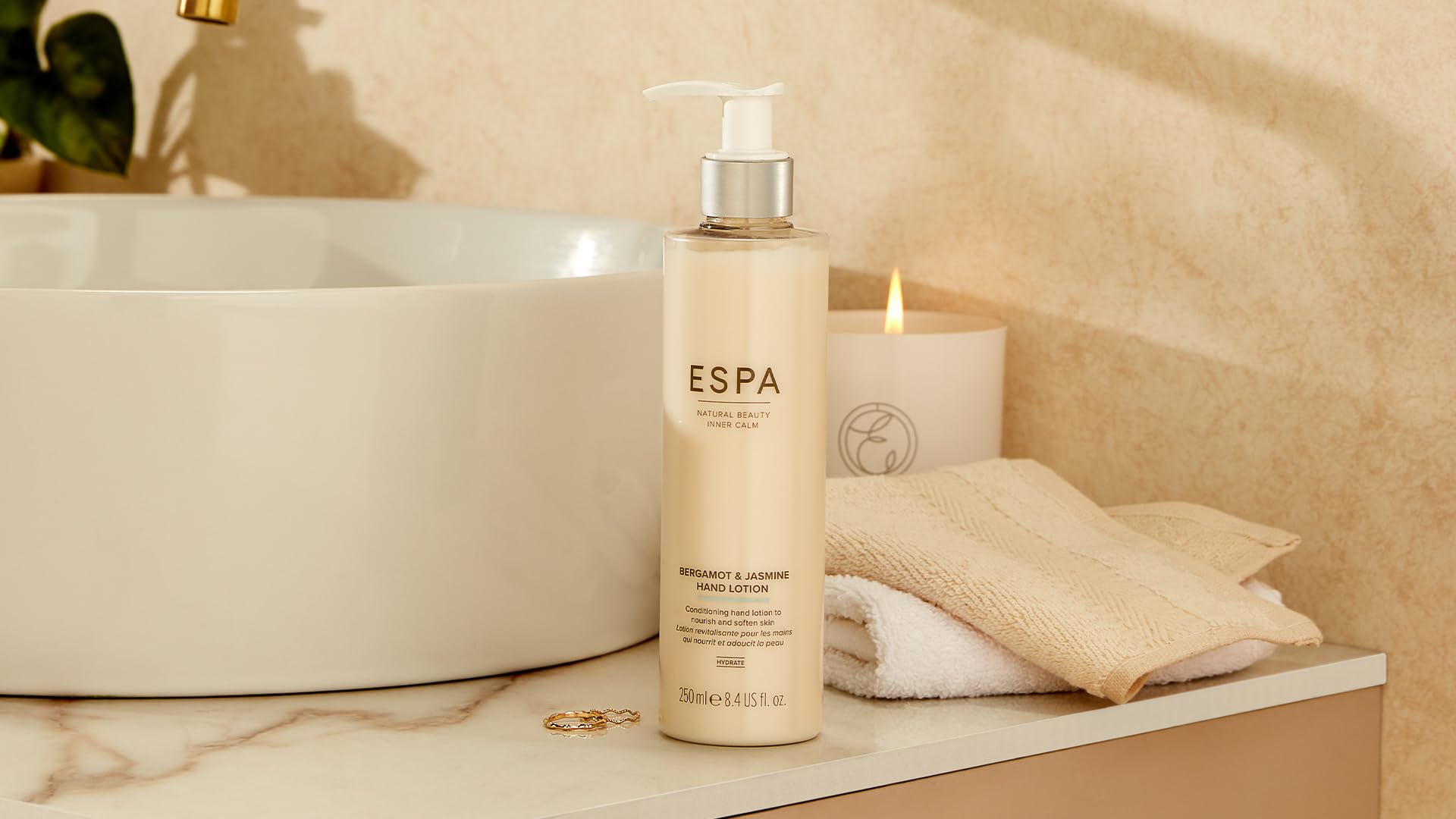 ESPA Bergamot & Jasmine Hand Lotion, 250ml - Nourish and Soften Hands 4