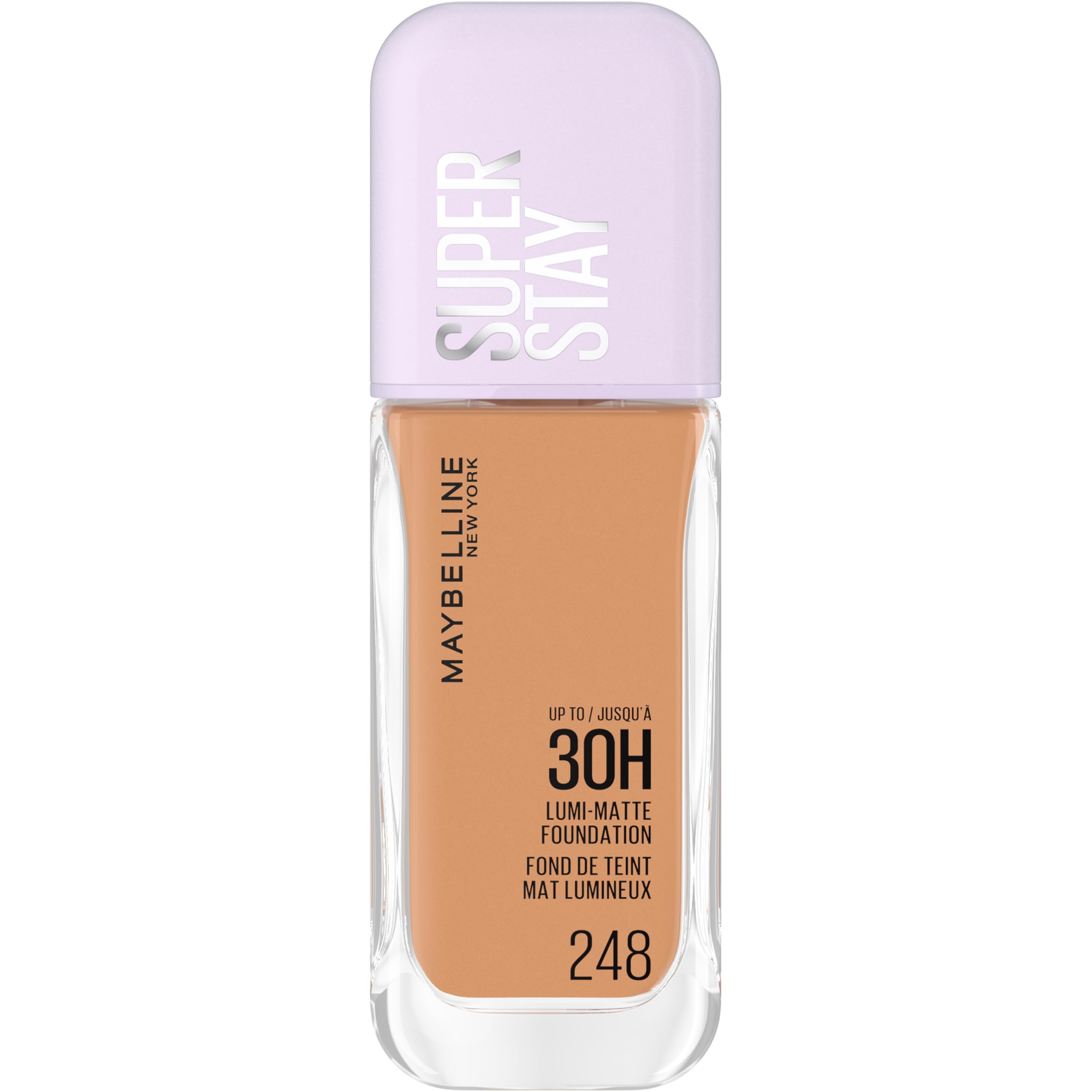 Maybelline New York Super Stay Lumi-Matte Foundation - 30HR Wear, Medium-Full Coverage, Shade 248