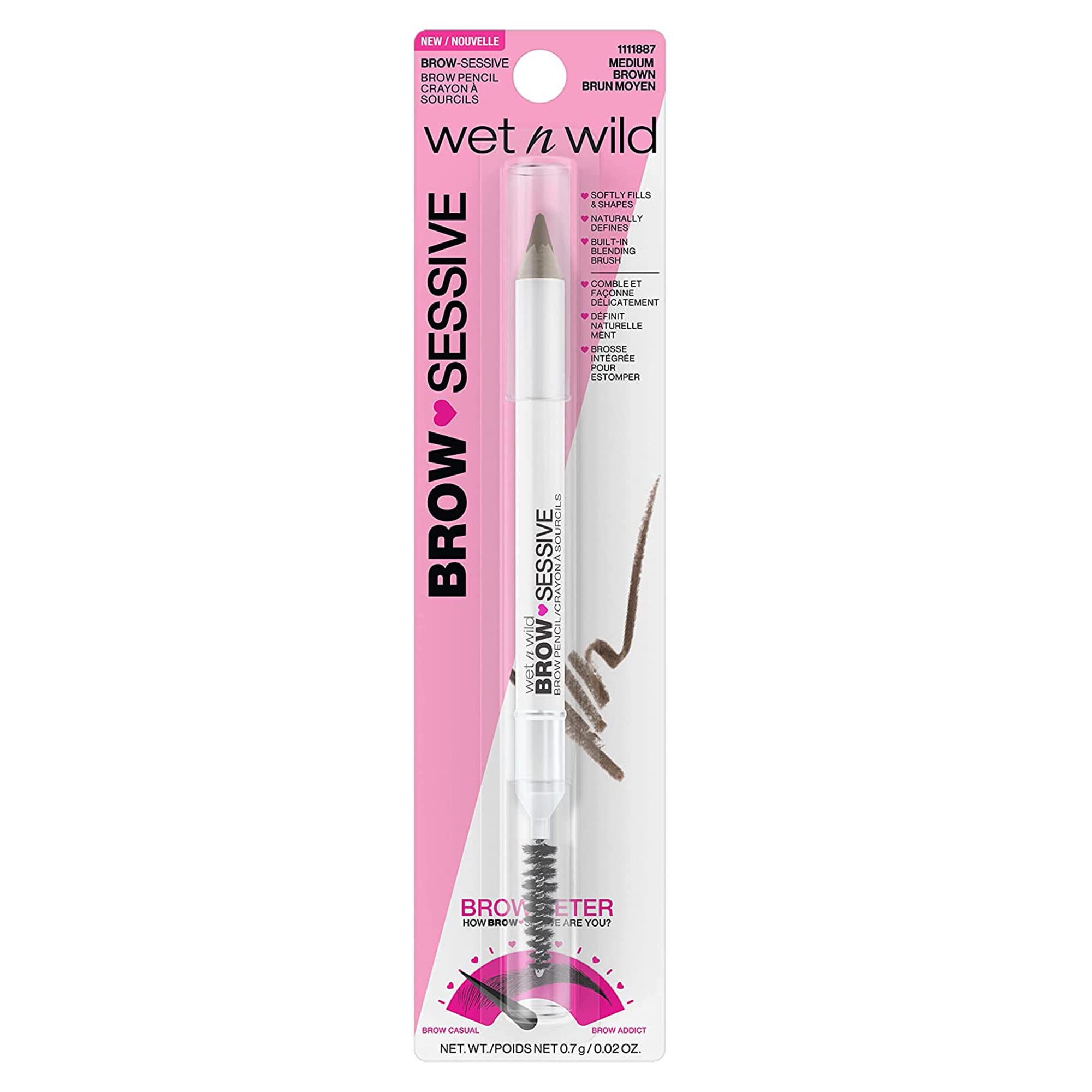 wet n wild Brow-Sessive Dual-Ended Eyebrow Pencil with Spoolie Brush 5
