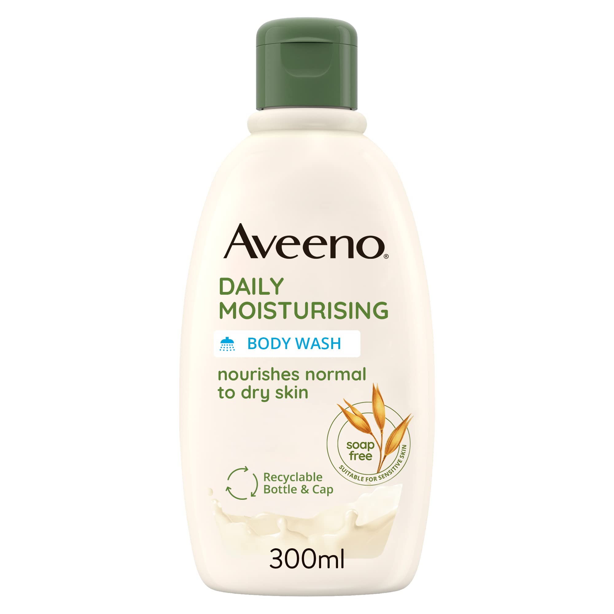 Aveeno Feuchtigkeitsspendendes Duschgel für die tägliche Anwendung, mit beruhigendem Hafer, geeignet für empfindliche Haut