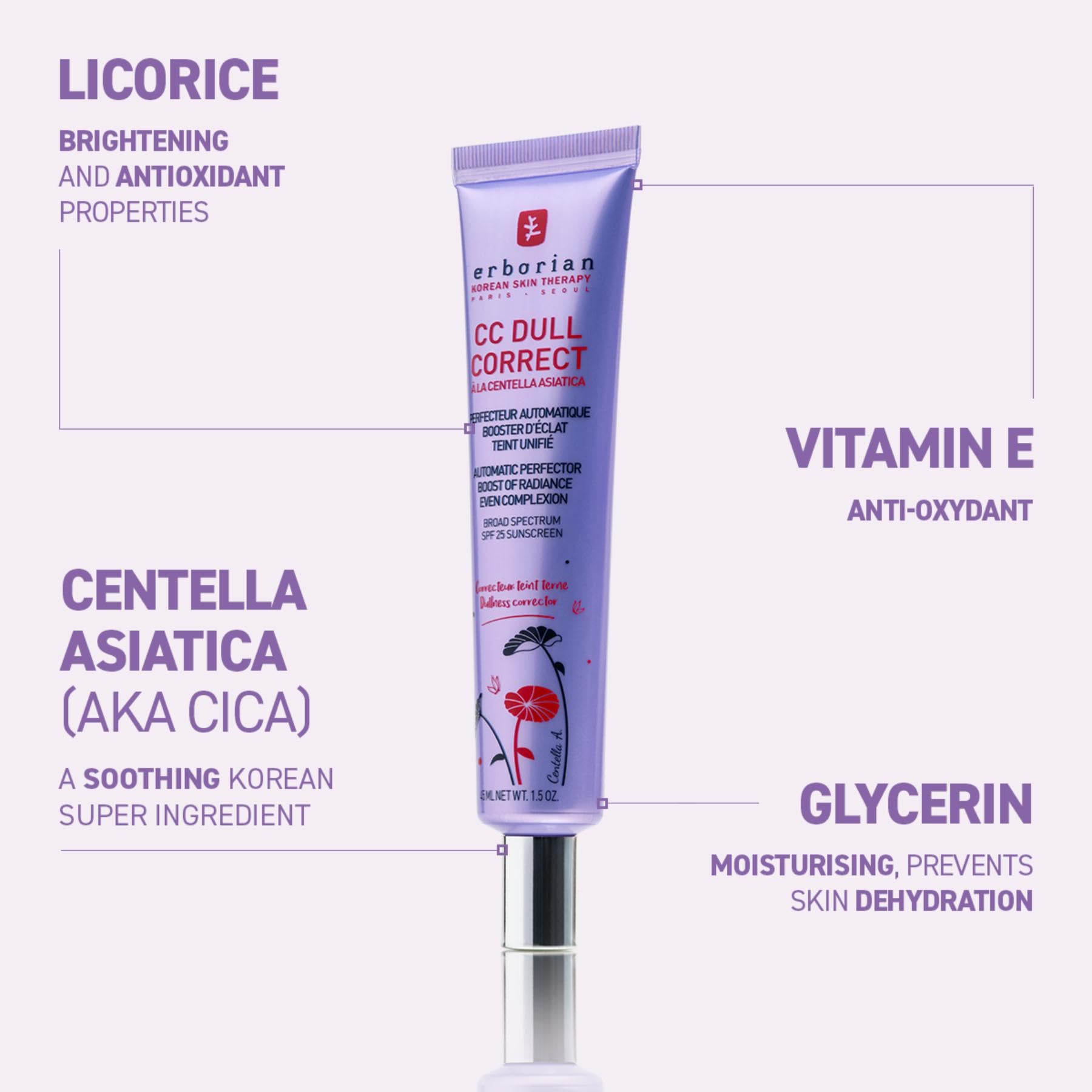 Erborian CC Dull Correct Automatic Complexion Perfecting Care 30g 3