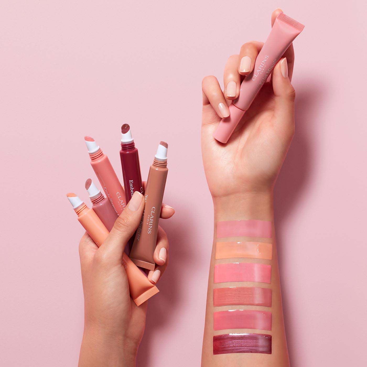 Clarins Lip Perfector 01 Rose Shimmer 12 ml 5