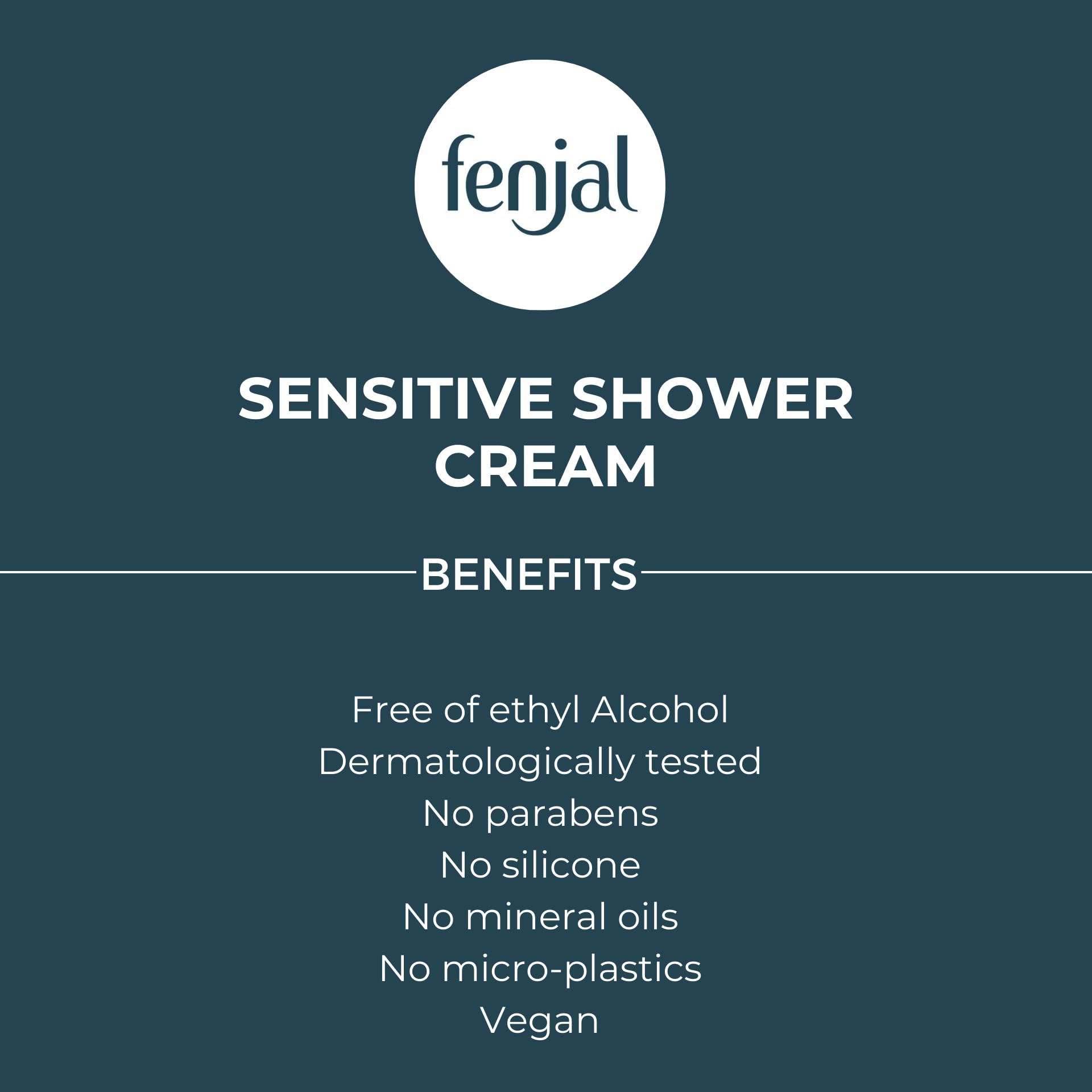 Fenjal Sensitive Body Shower Crème with Aloe Vera for Velvety Smooth Skin 3