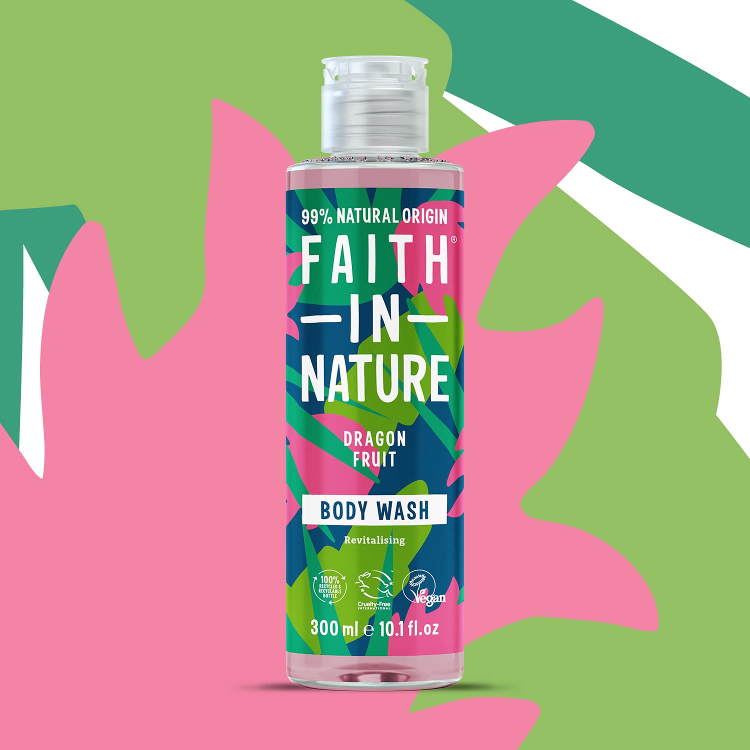 FAITH IN NATURE Revitalising Dragon Fruit Body Wash, 300 ml, Vegan & Cruelty Free 4