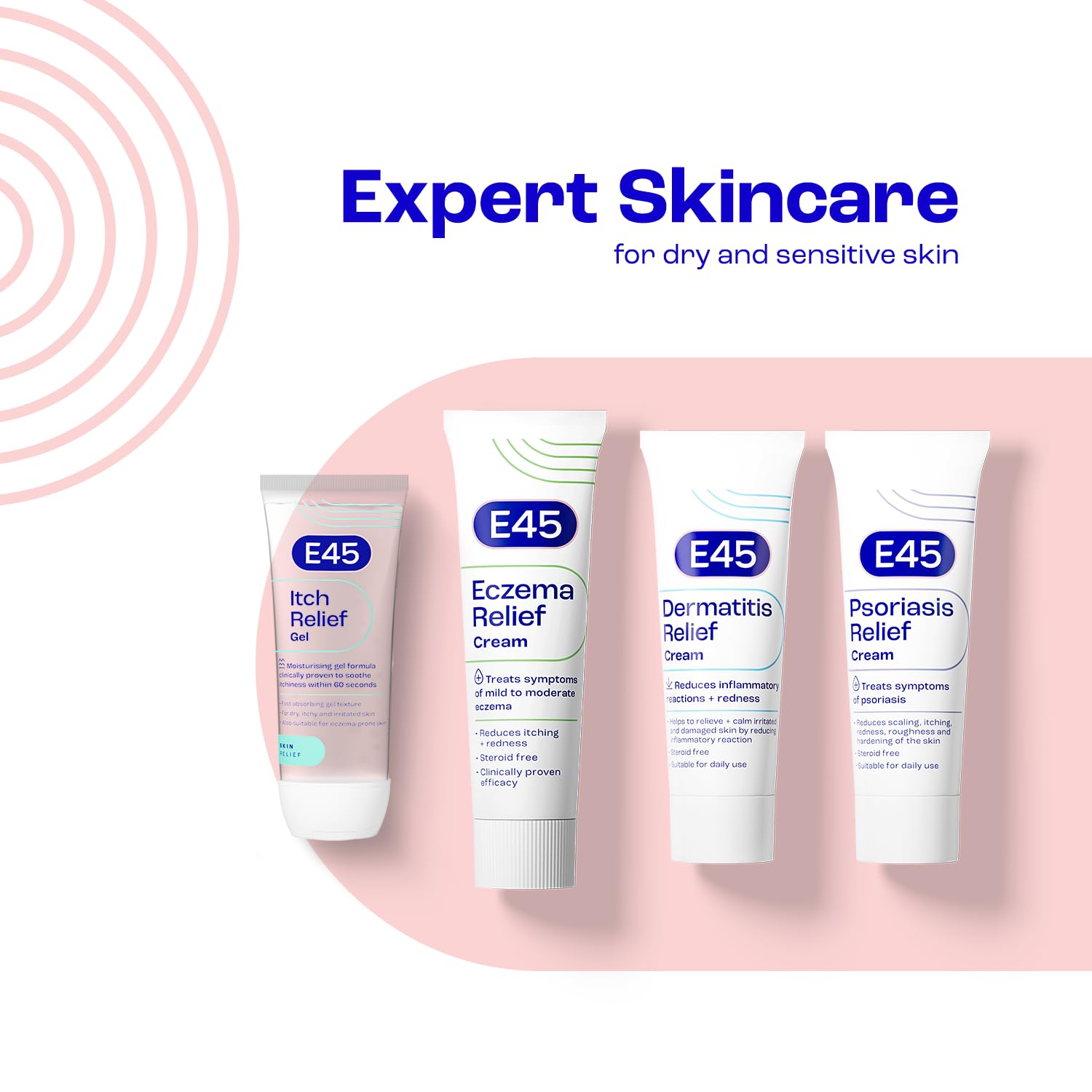 E45 Dermatitis Cream 50 ml for Symptomatic Relief of Redness and Itching 6