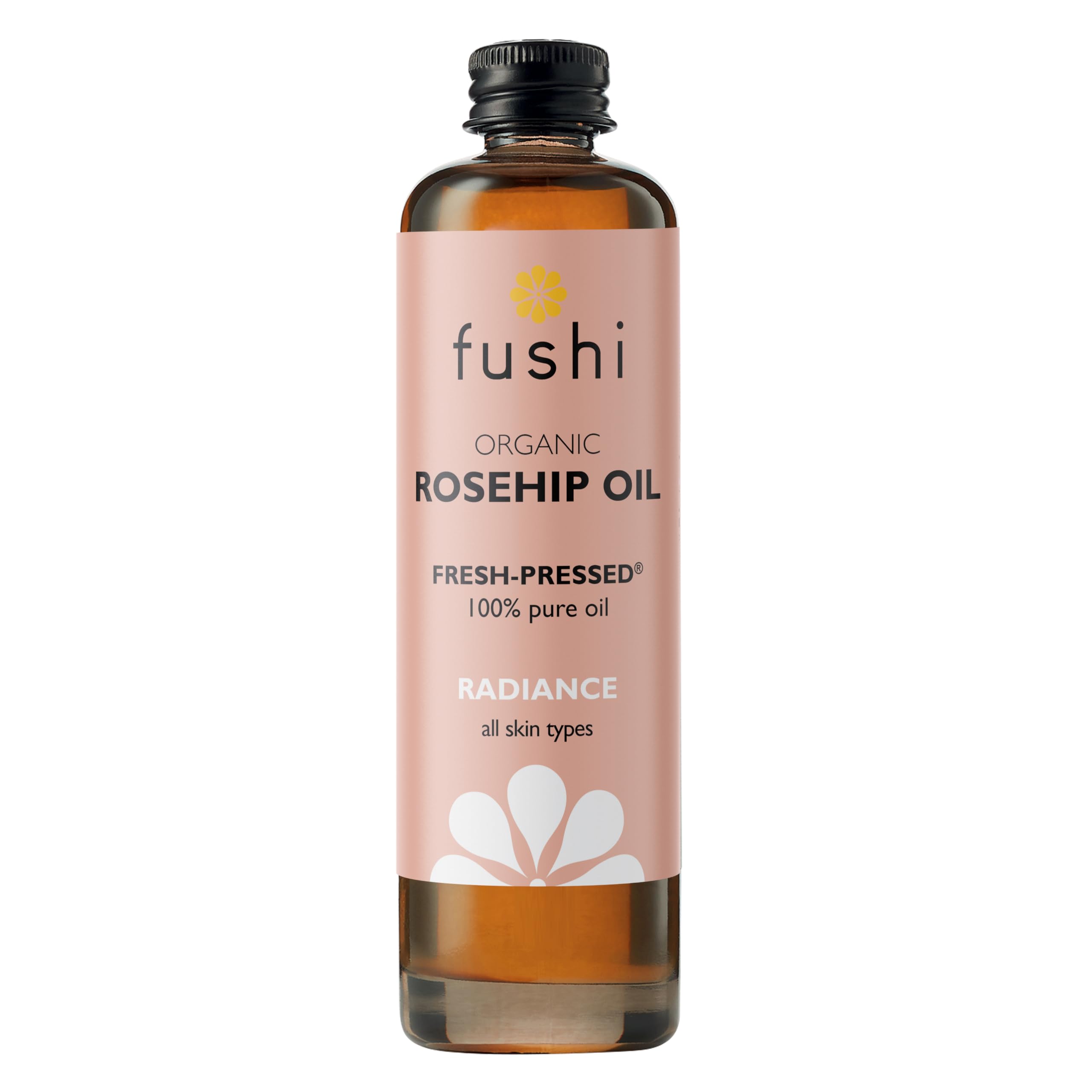 Fushi Bio-Hagebuttenkernöl 100 ml | mind. 18,3 µg/g Vitamin E | Frisch verarbeitet
