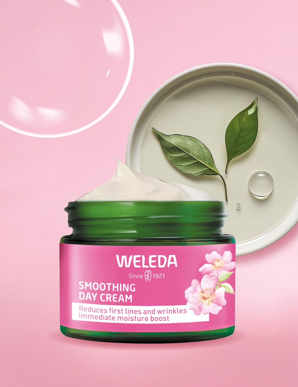 Weleda Smoothing Day Face Cream with Wild Rose & White Tea for All Skin Types 5