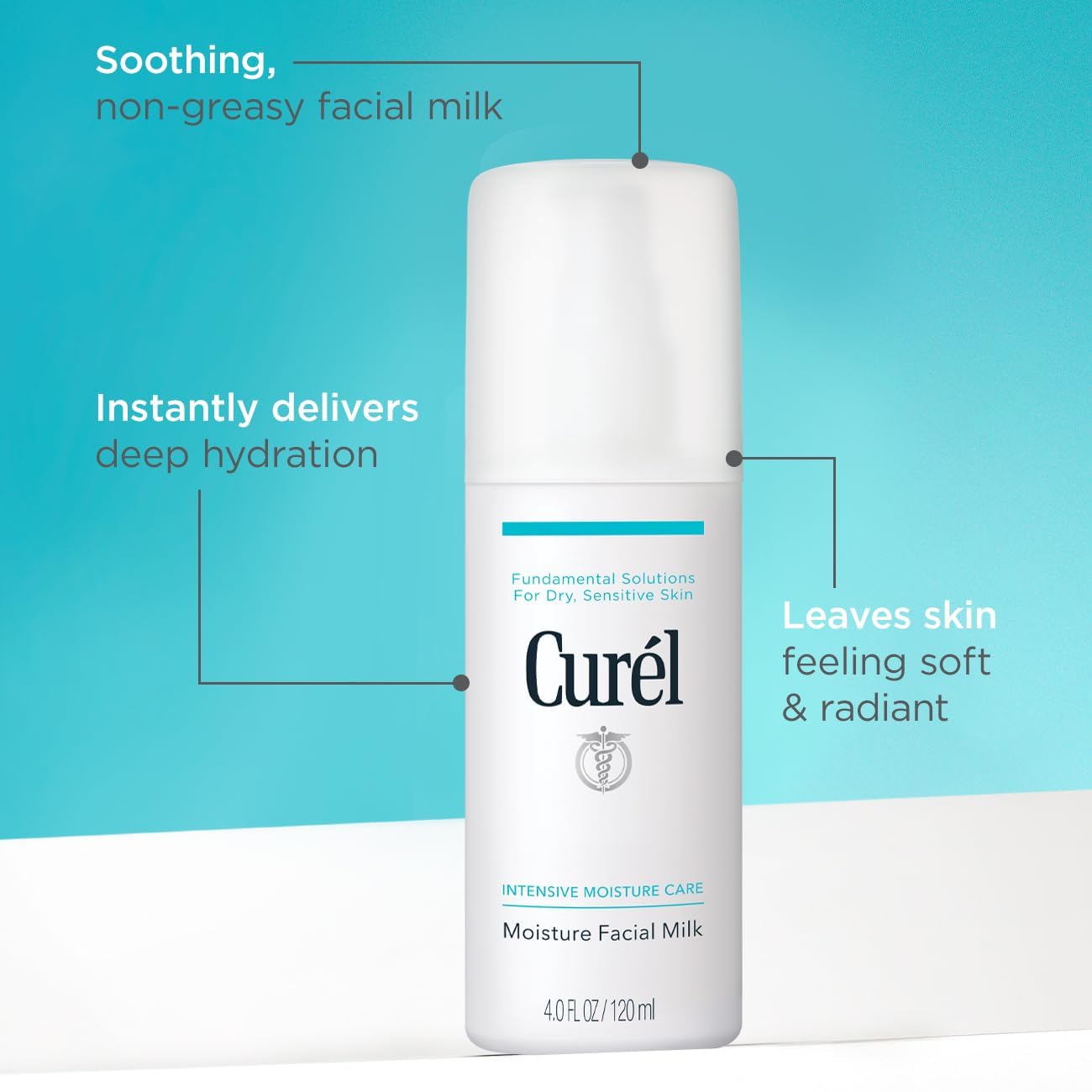 Curél Moisture Facial Milk 120ml for Dry, Sensitive Skin 3