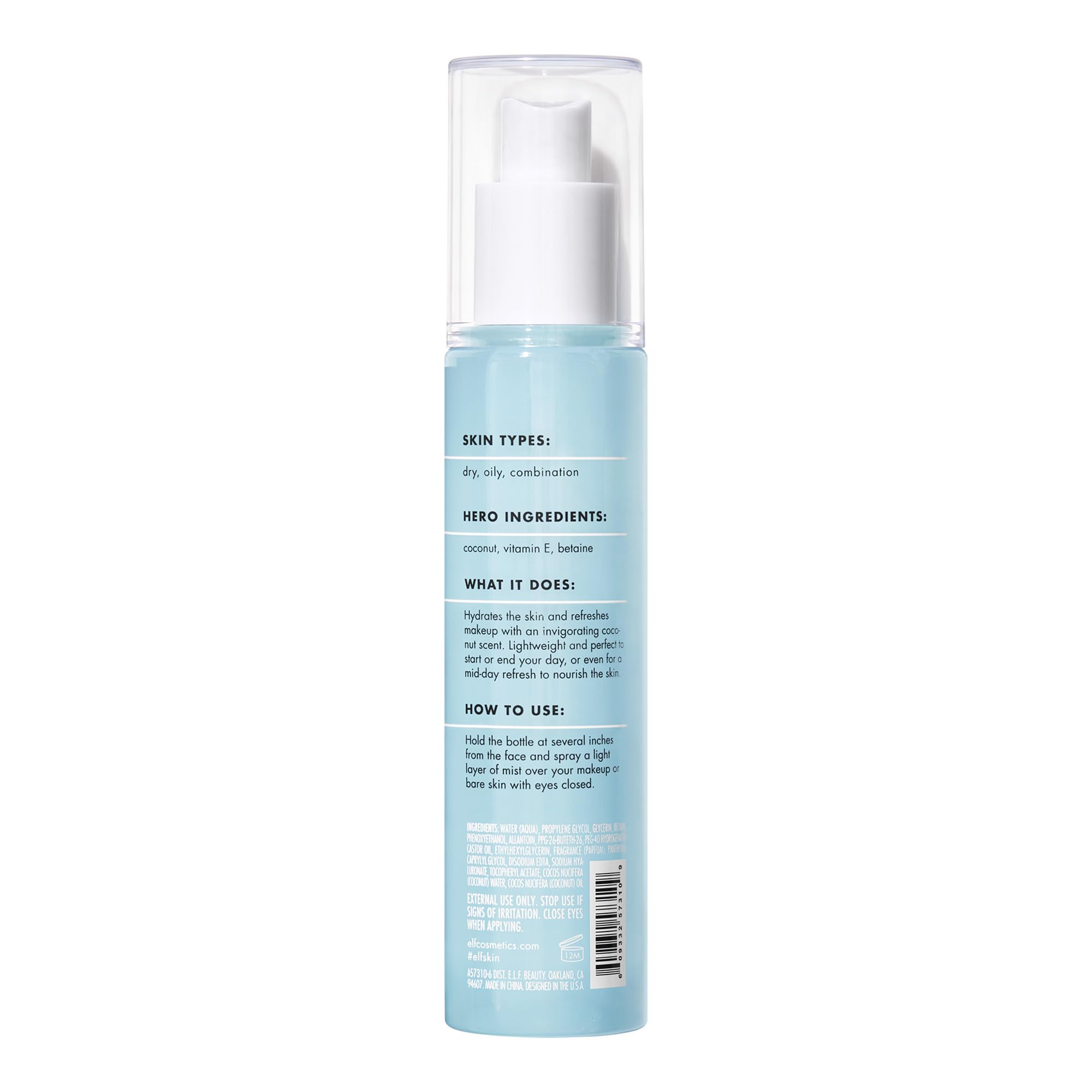 e.l.f. Hydrating Coconut Mist - Lightweight, Scented Facial Spray for All Skin Types 6