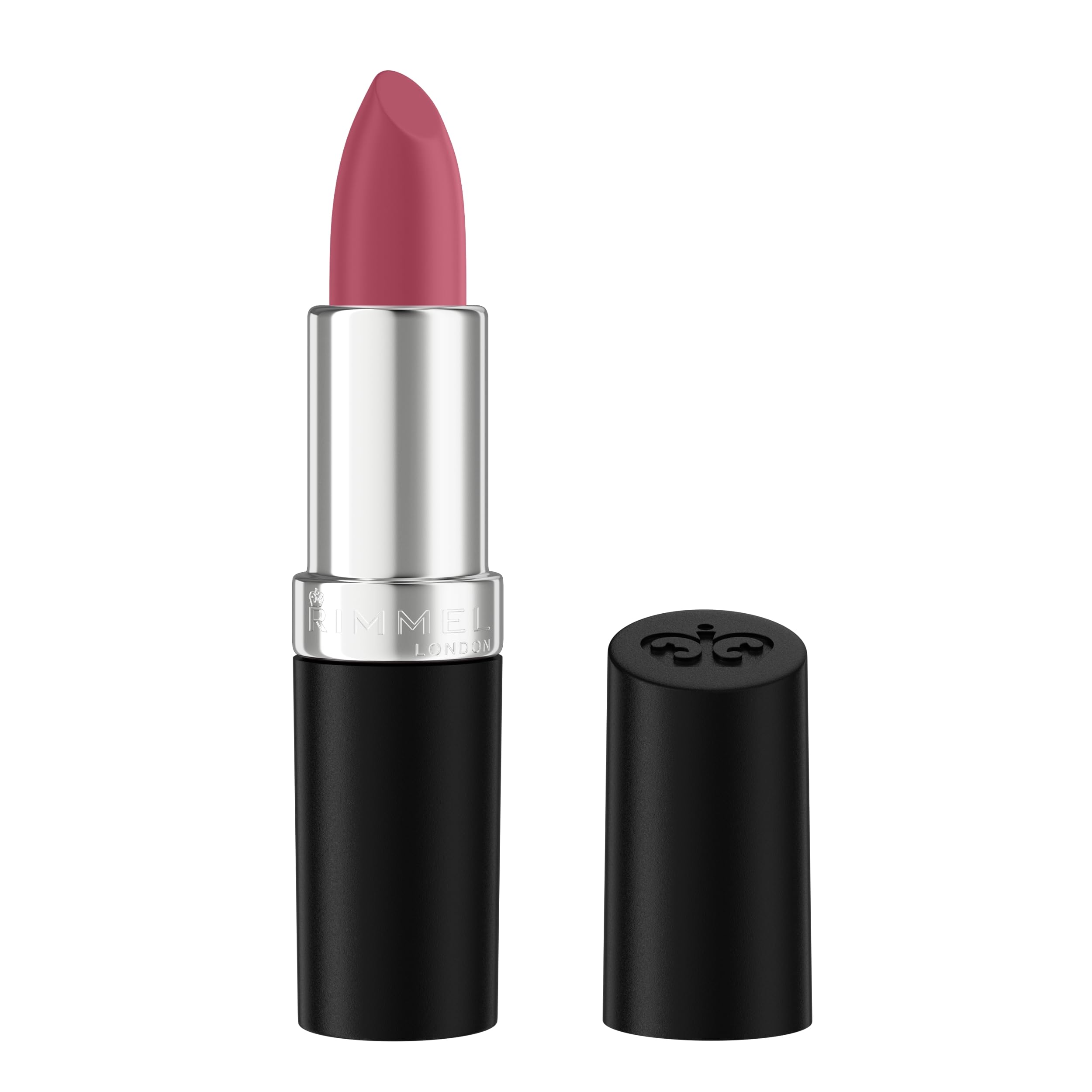 Rimmel Lasting Finish Lipstick 390 Plush Pink - Creamy Satin Finish, Long Lasting Color