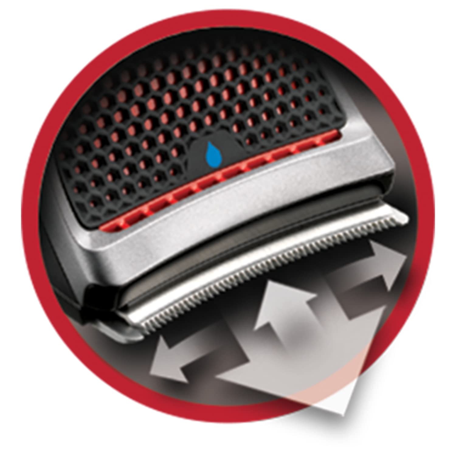 Remington Quick Cut Haarschneidemaschine mit 9 Kammaufsätzen und gebogener Klinge für schnelles Schneiden 7