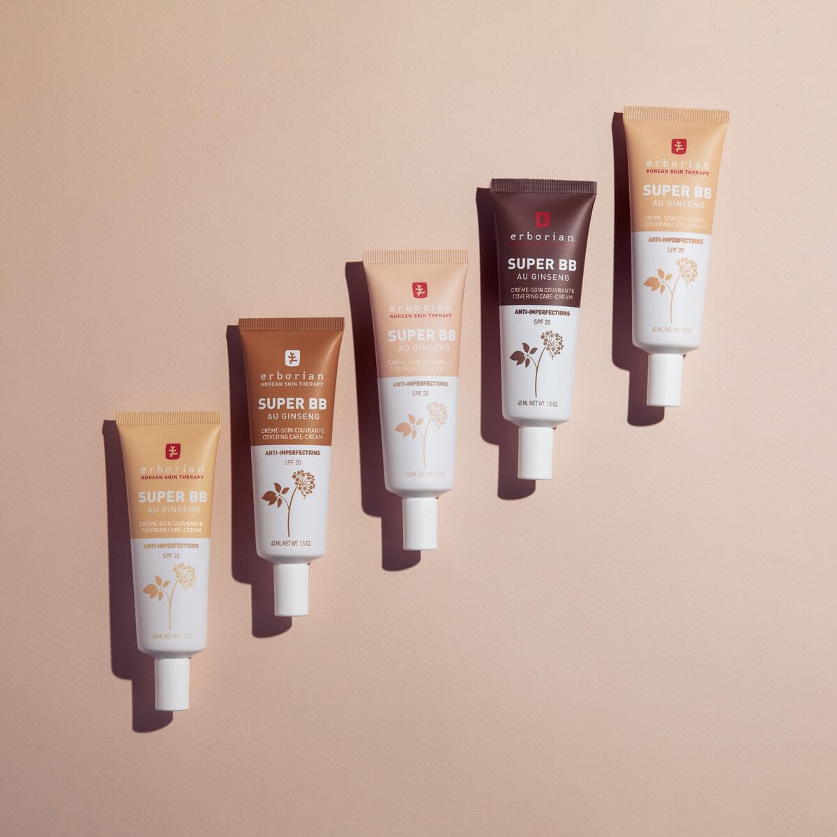 Erborian – Super BB Cream mit Ginseng – Hochdeckende getönte Gesichtspflege gegen Unreinheiten – Korrigiert und perfektioniert den Teint – Sonnenschutz LSF 20 – Koreanische Kosmetik – 15 ml 7