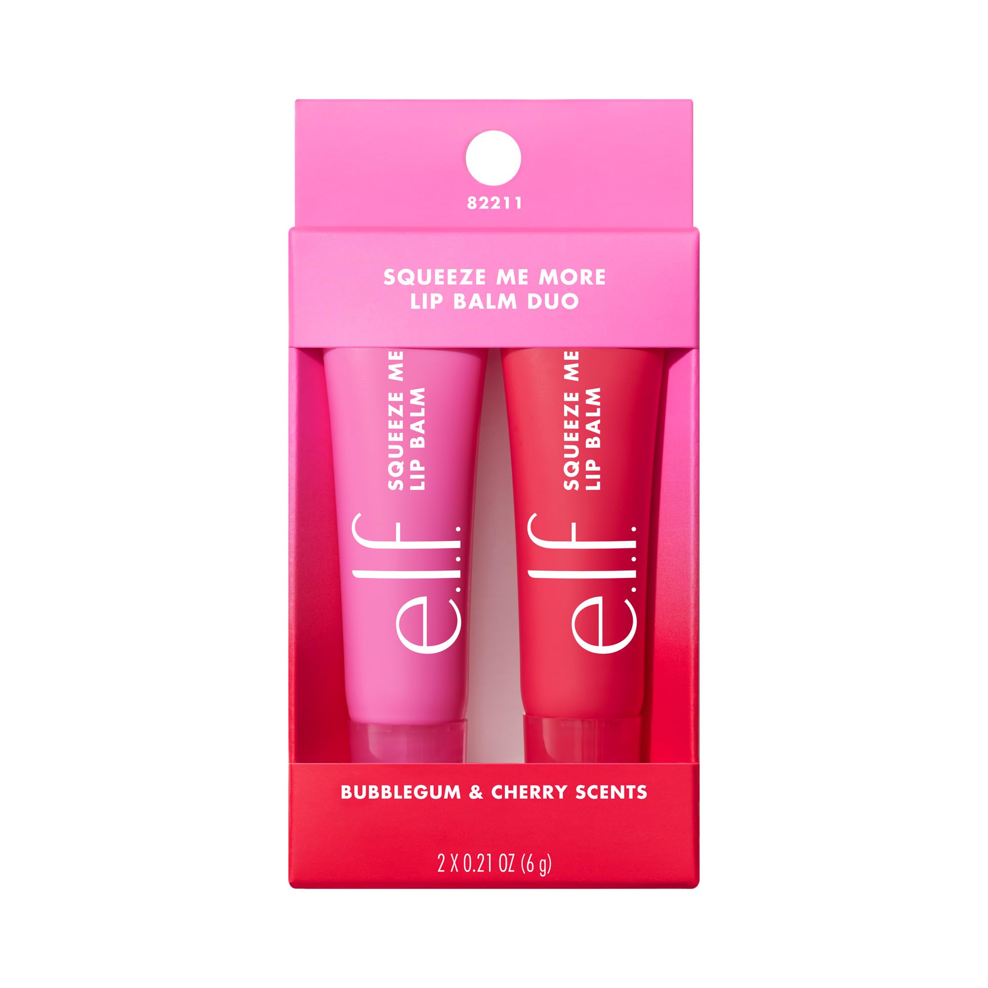 e.l.f. Squeeze Me Lip Balm Duo Kit - Cherry & Bubblegum for Sheer Tint