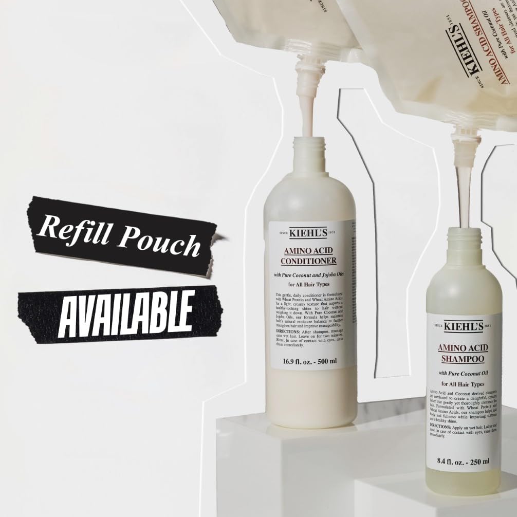 Kiehl's Amino Acid Shampoo with Amino Acids and Coconut Oil for Clarifying Hair 7