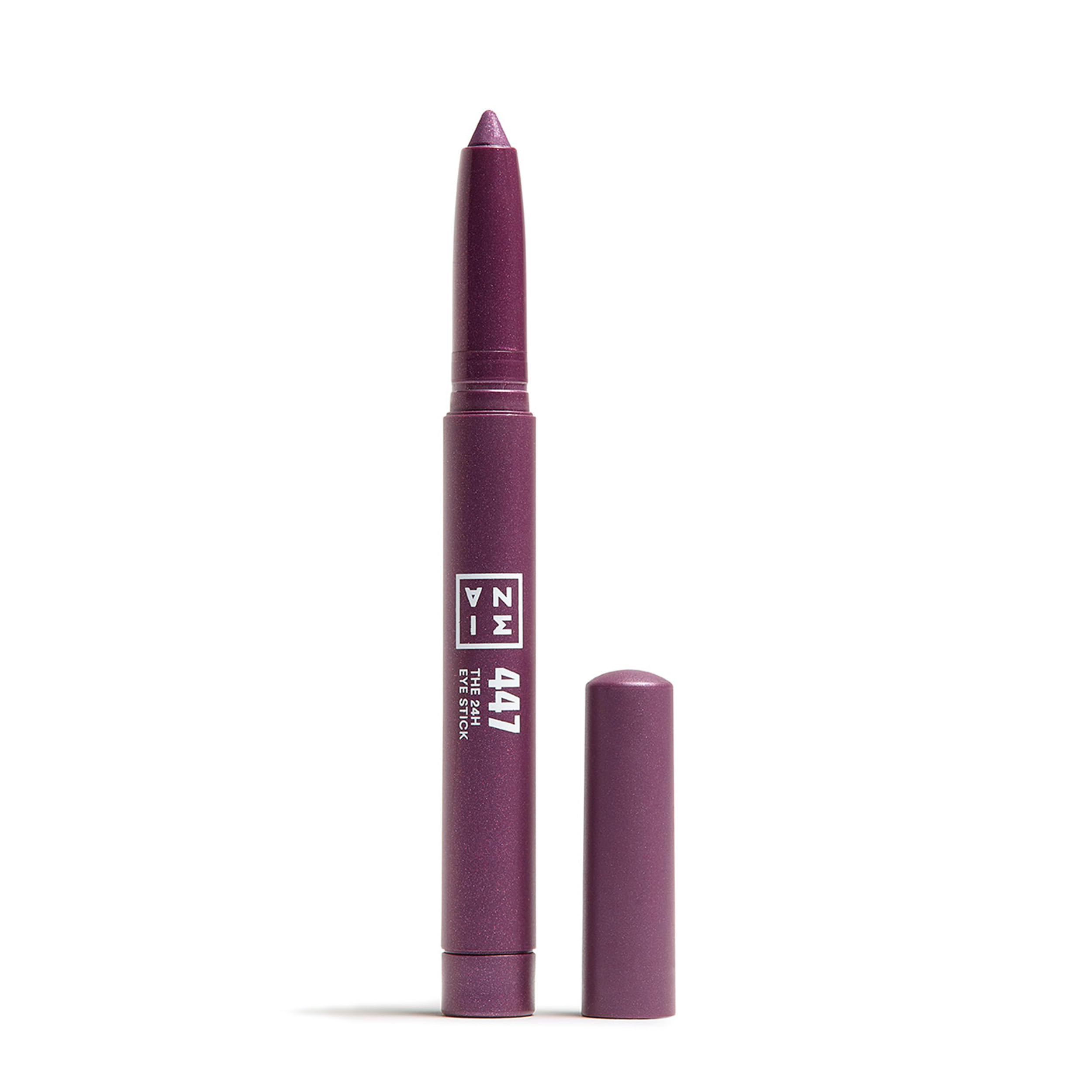 3INA The 24H Eye Stick 447 - Purple Creamy Waterproof Eyeshadow for Liner or Shadow