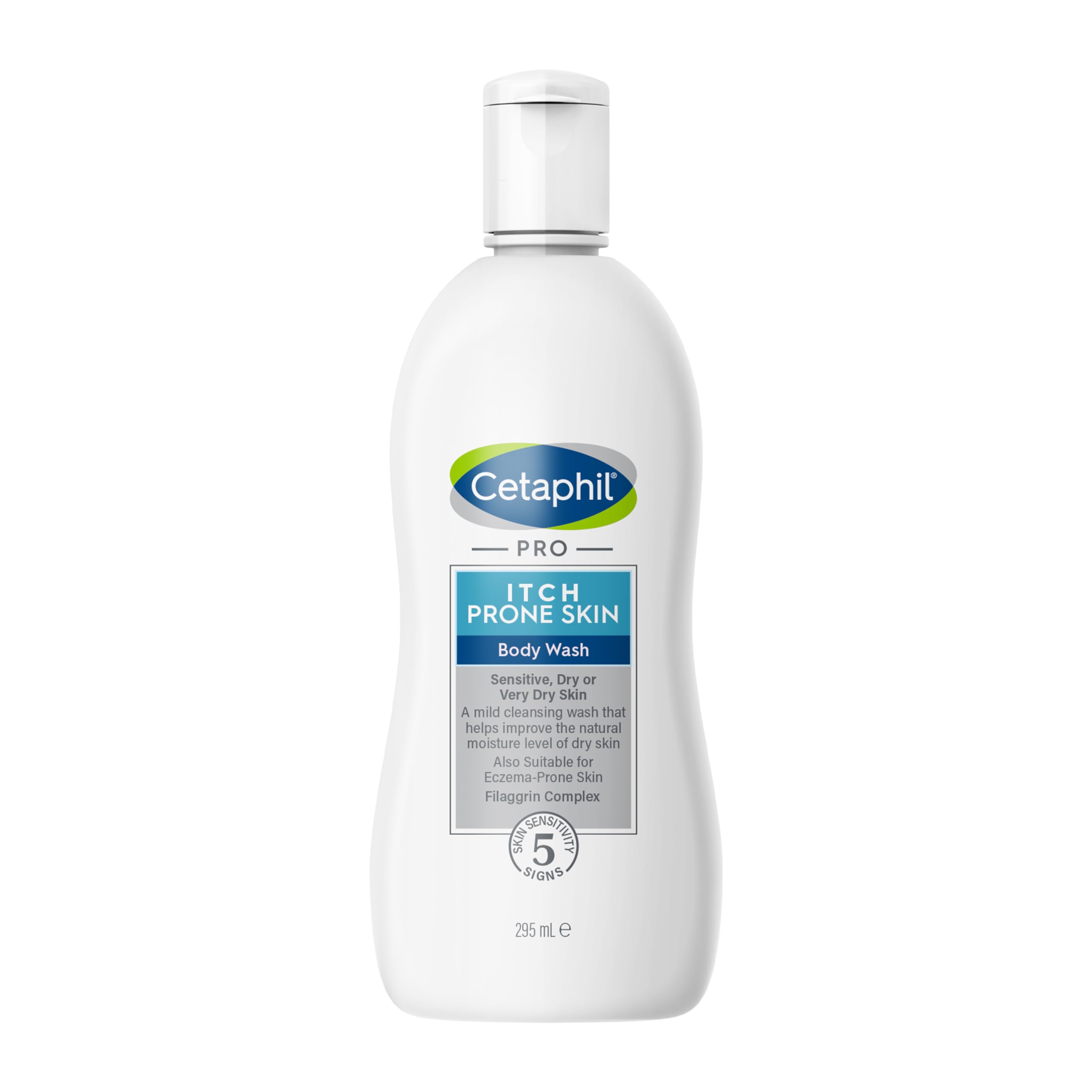 Cetaphil PRO Duschgel, 295 ml, für juckende und zu Ekzemen neigende Haut, mit Nia