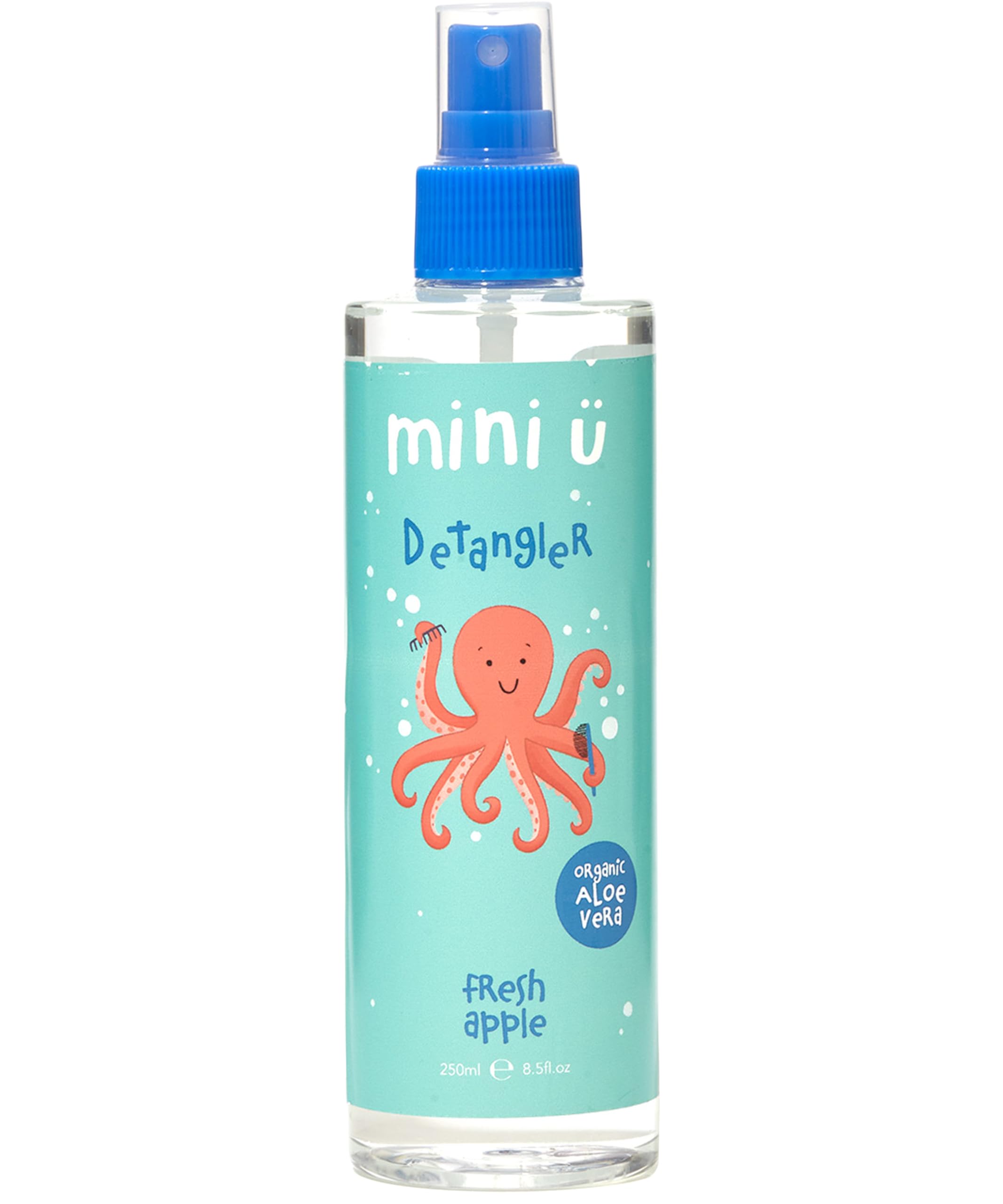 Mini U Kids Detangler Spray with Aloe Vera Juice - Fresh Apple Scented Hair Care