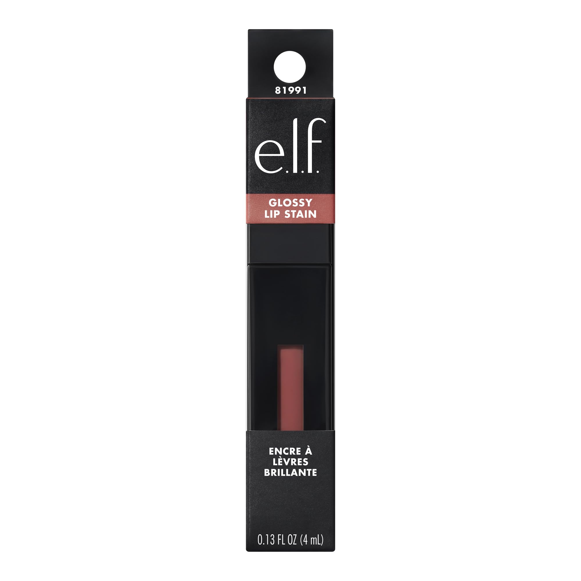e.l.f. Glossy Lip Stain in Rosa Rizzin' - Long-Lasting, Lightweight Sheer Colour & Gloss 8