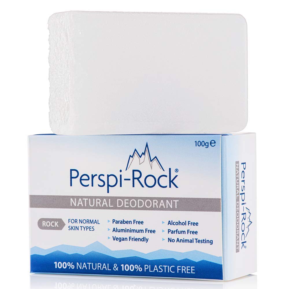 Perspi-Rock Natural Deodorant Rock 100g - 100% Plastic-Free & Chemical-Free