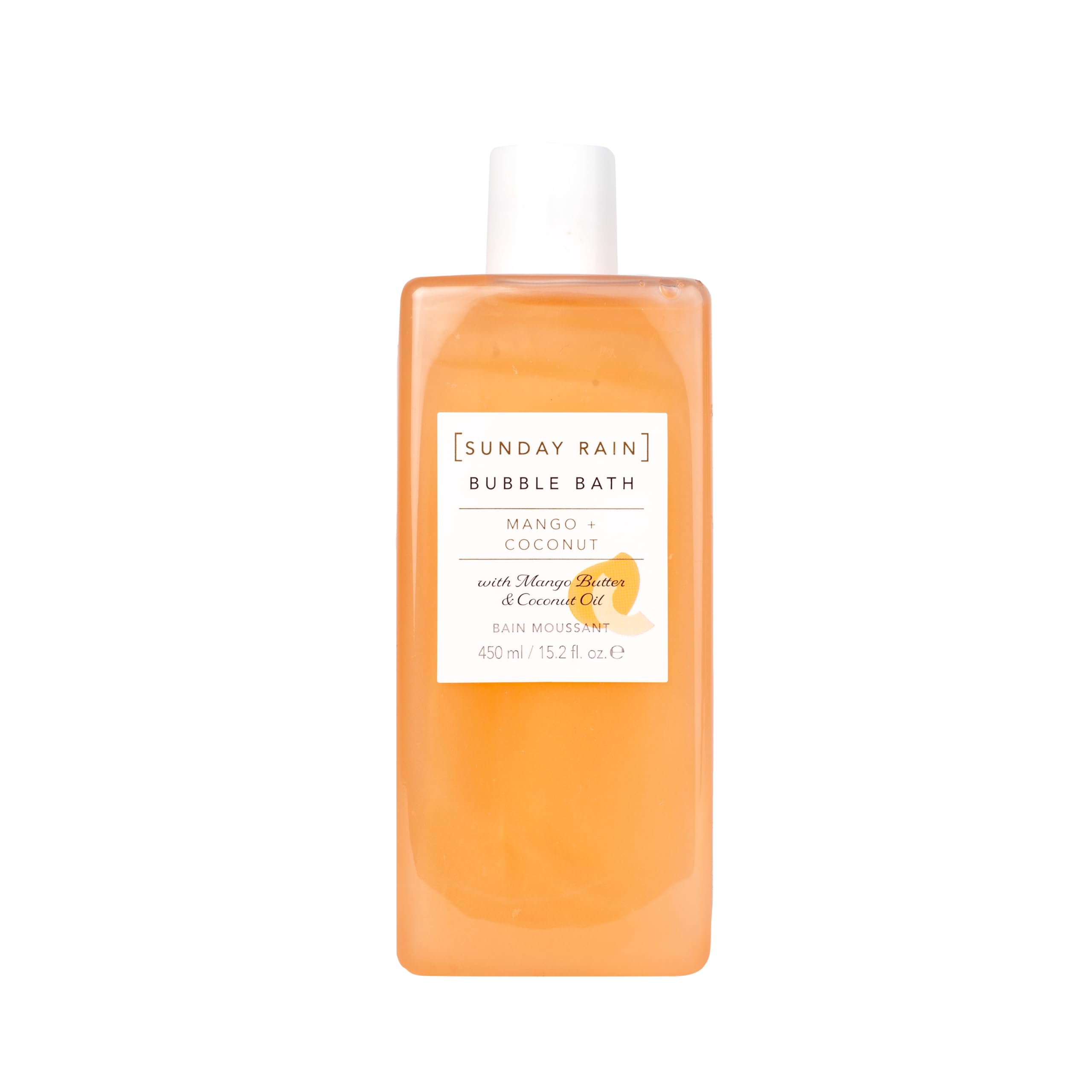 Sunday Rain Nourishing Luxury Uplifting Tropical Bubble Bath with Mango Butter & Coconut Oil, 450ml 1