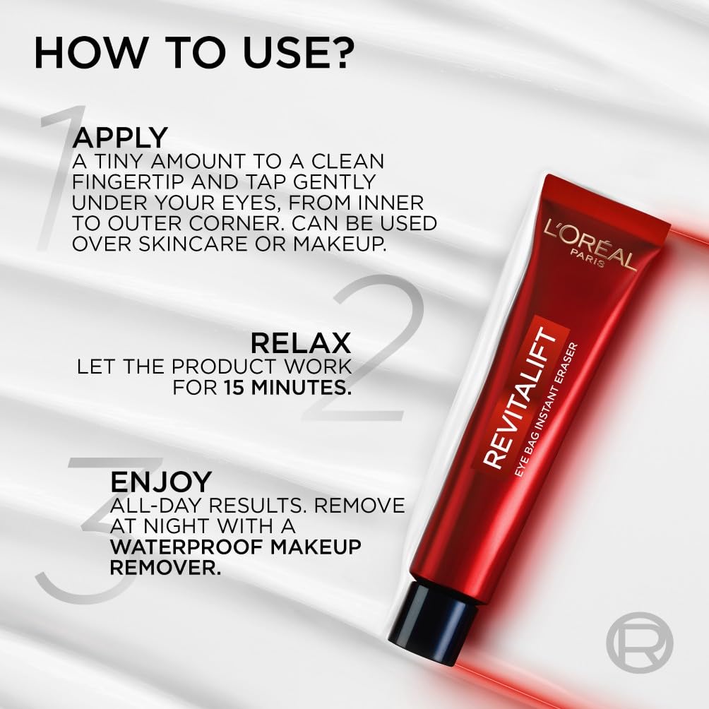 L'Oréal Paris Revitalift Laser Instant Eye Bag Eraser - Anti-Ageing Eye Contour Care 5