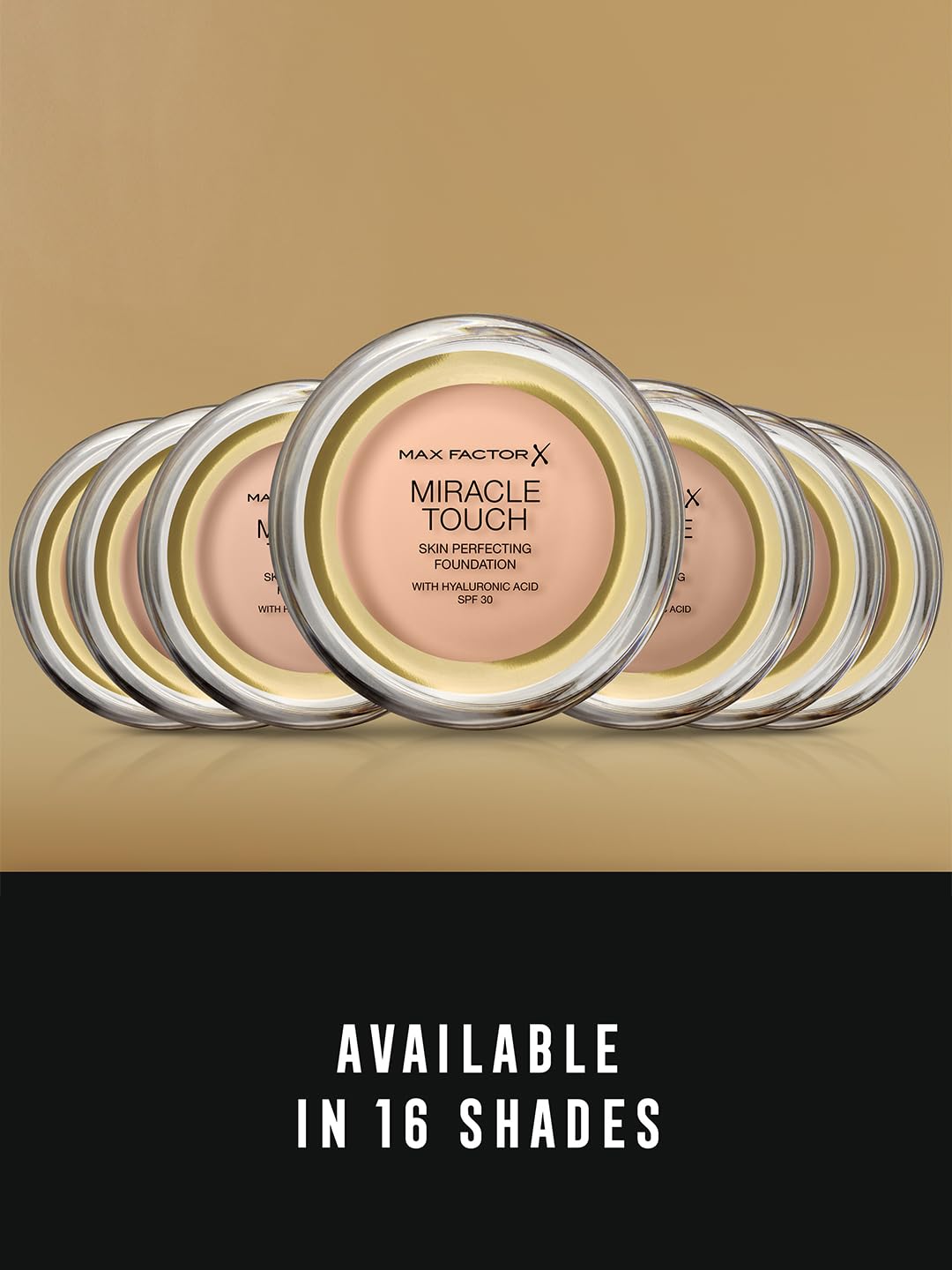 Max Factor Miracle Touch Foundation LSF 30 mit Hyaluronsäure – 78 Sand Beige 6