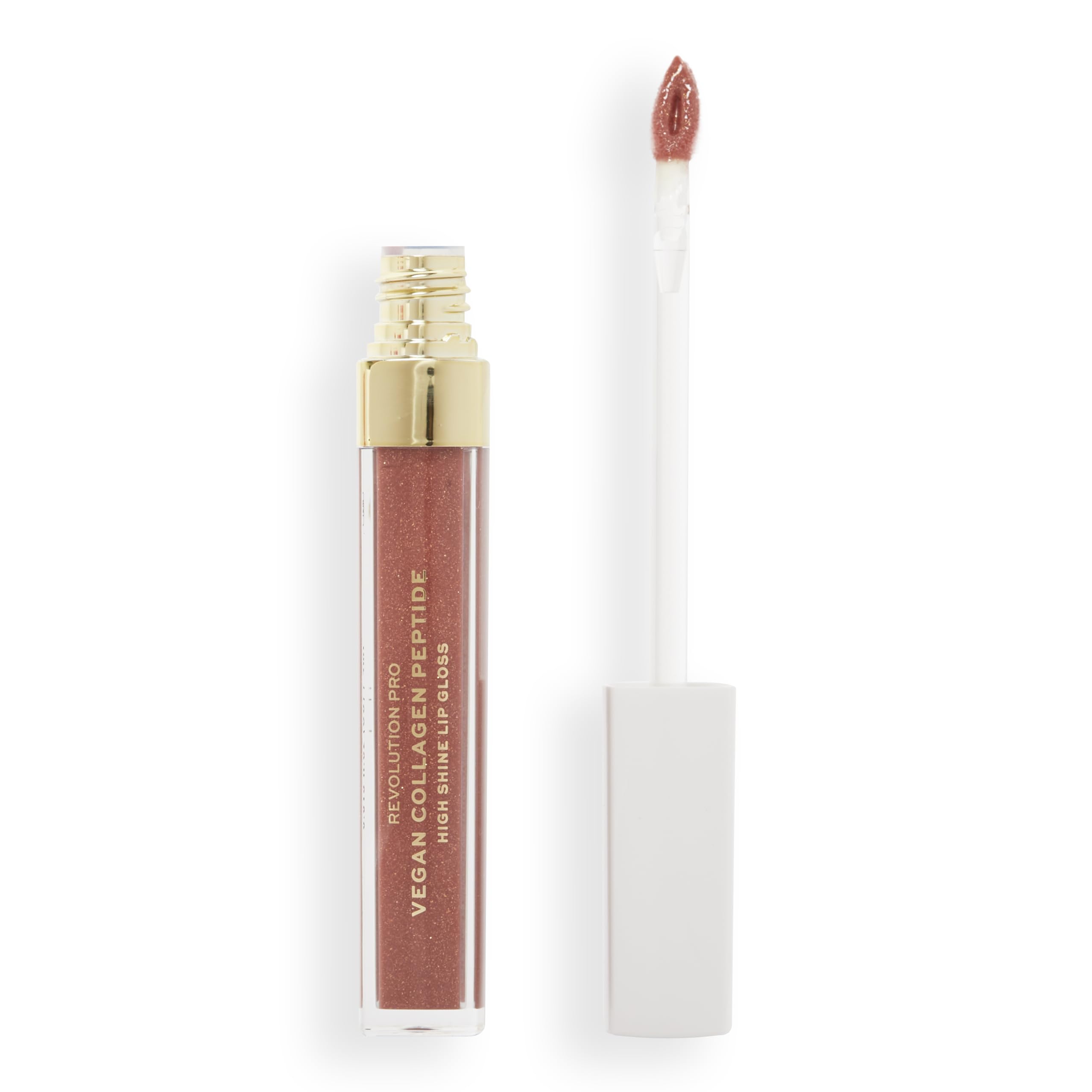Revolution Pro Vegan Collagen Peptide High Shine Lip Gloss for Nourish and Plump