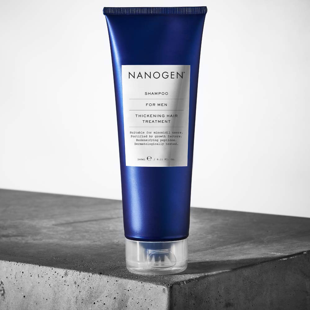 NANOGEN Thickening Hair Treatment Shampoo for Men 240ml with Hair Growth Factors