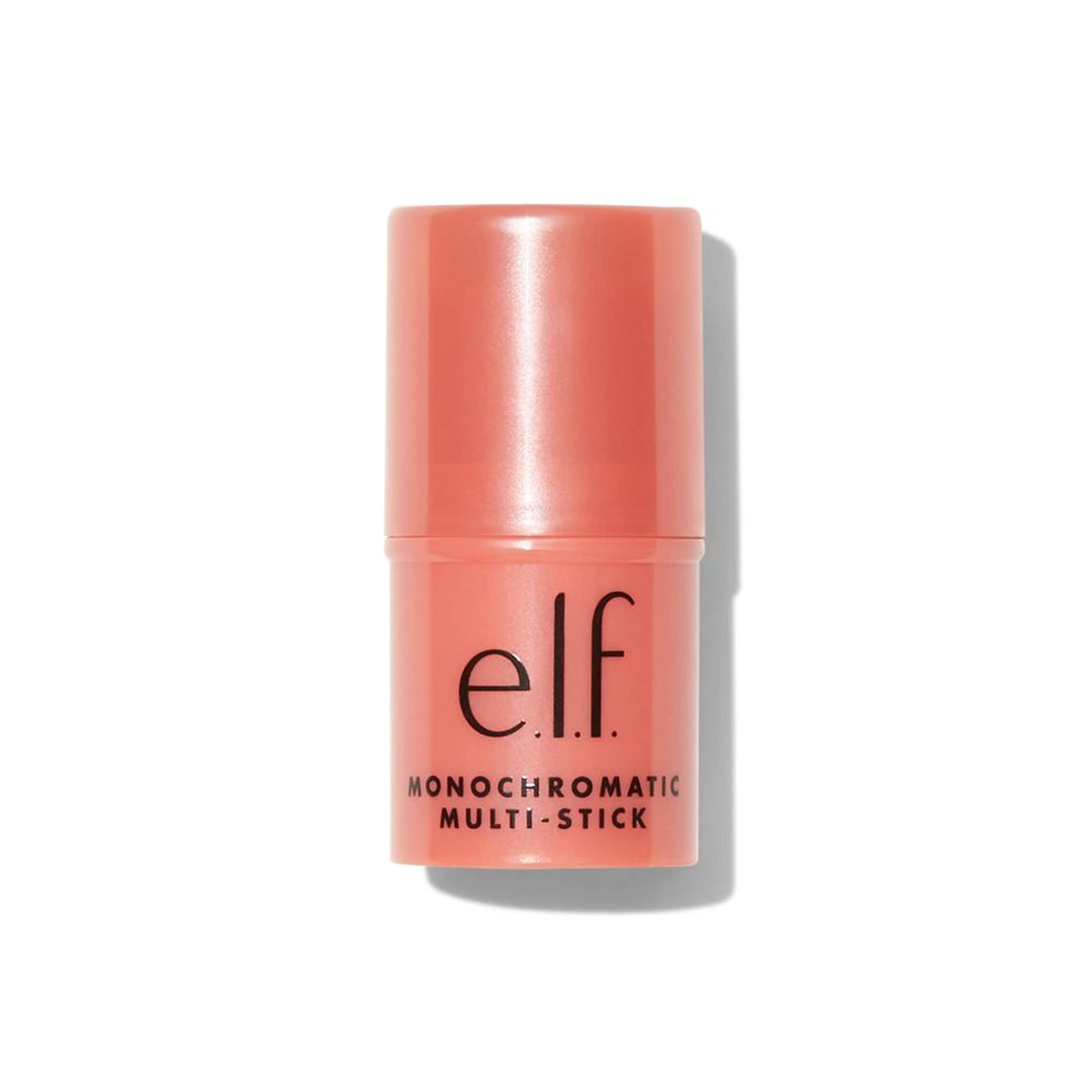 e.l.f. Monochromatic Multi Stick for Eyes, Lips & Cheeks in Glimmering Guava 6