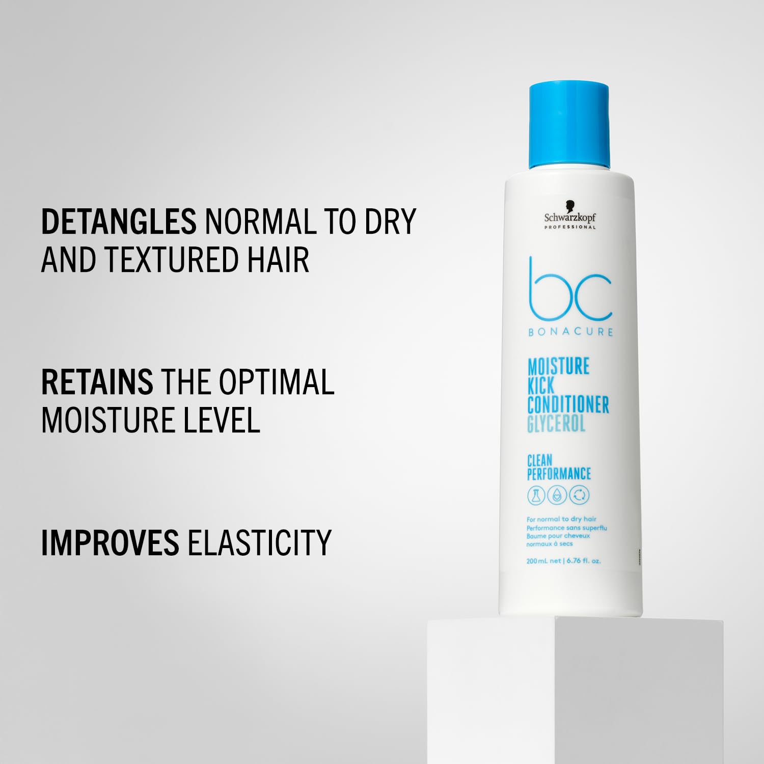 Schwarzkopf BC Bonacure Moisture Kick Conditioner with Glycerol, 200ml 3