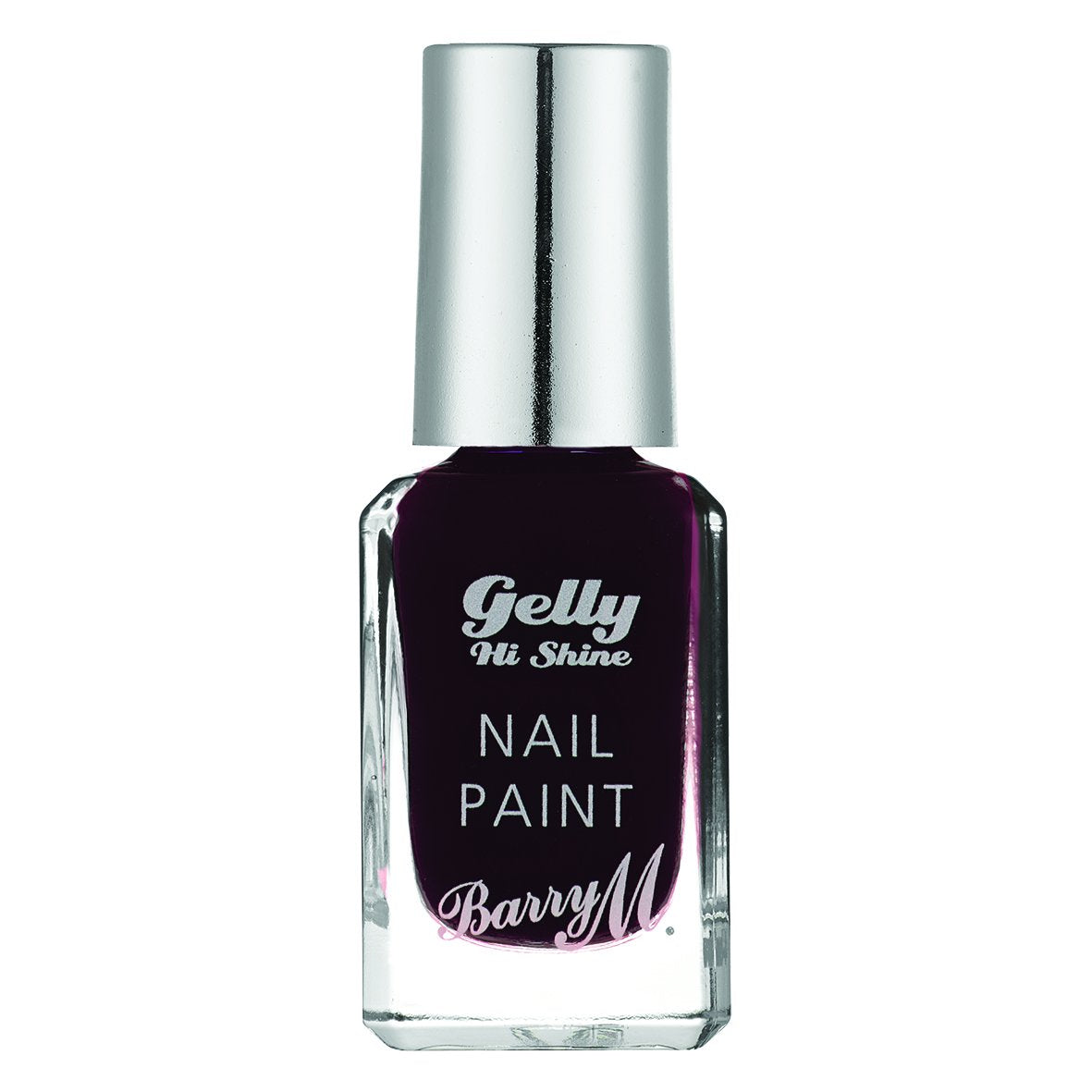 Barry M Gelly Hi Shine Nail Paint - Black Cherry (Midnight Gellies Collection)