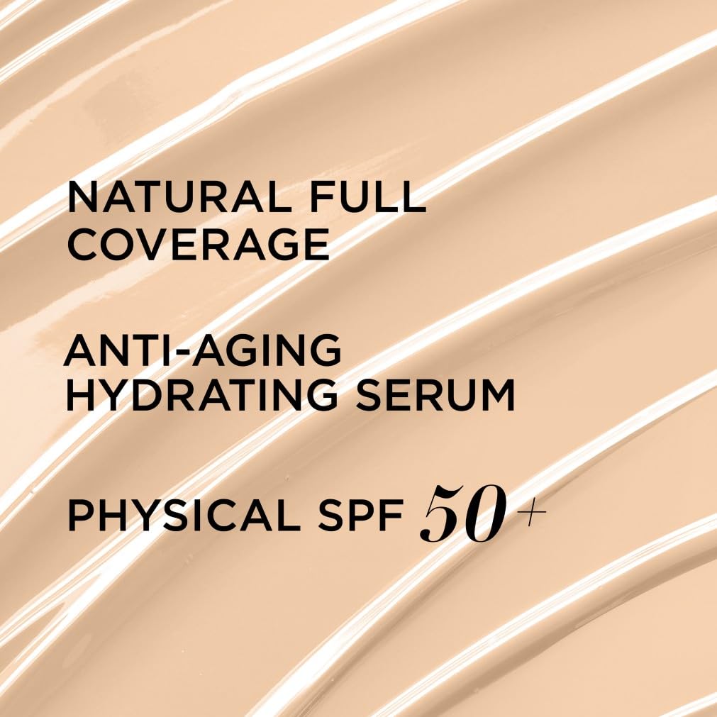 iT Cosmetics Full Coverage Foundation mit LSF 50, angereichert mit Hyaluronsäure und Vitamin E, Your Skin But Better CC+ Cream, Farbton: Medium, 32 ml 2