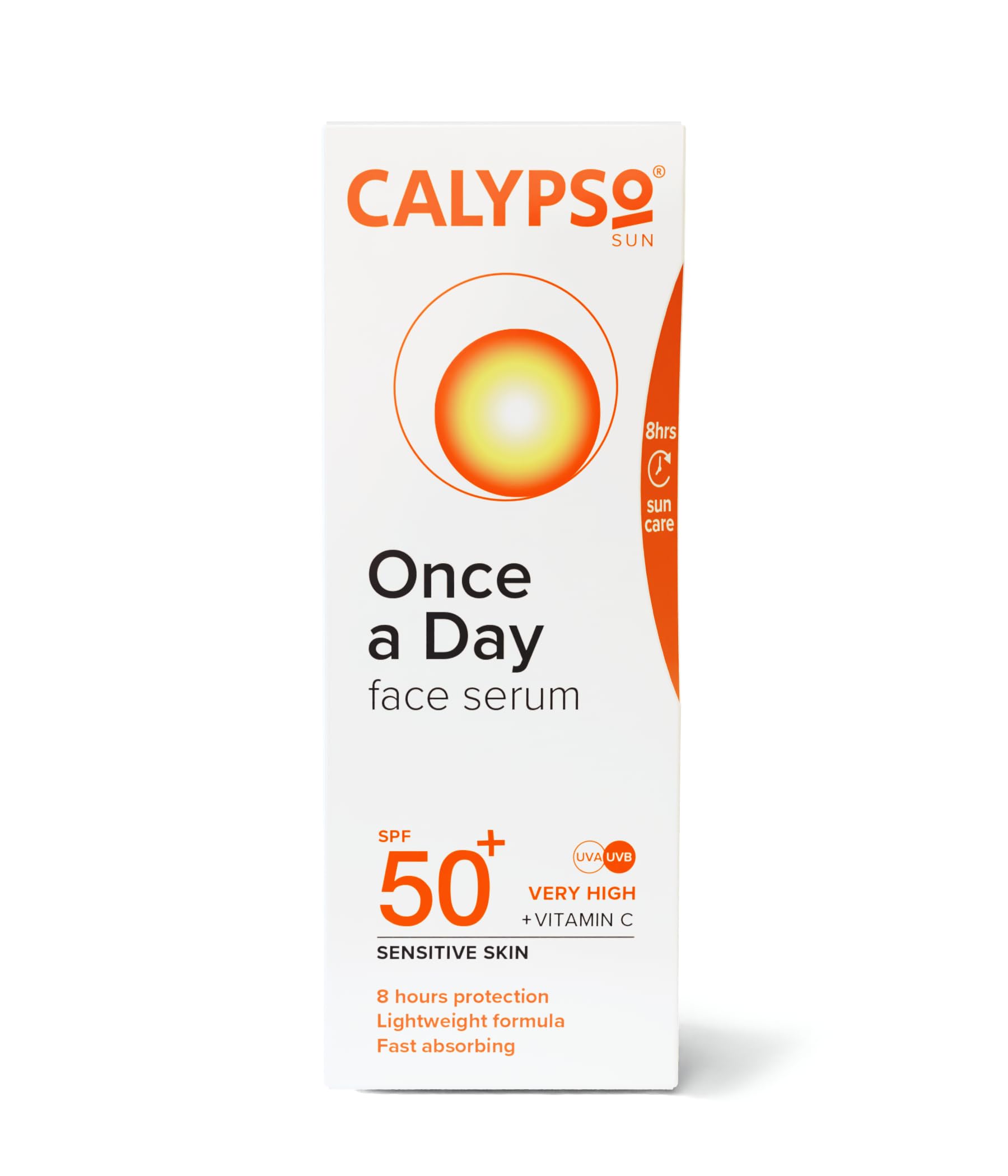 Calypso Once a Day Serum SPF50+ with Vitamin C for Face and Neck, Unscented 5