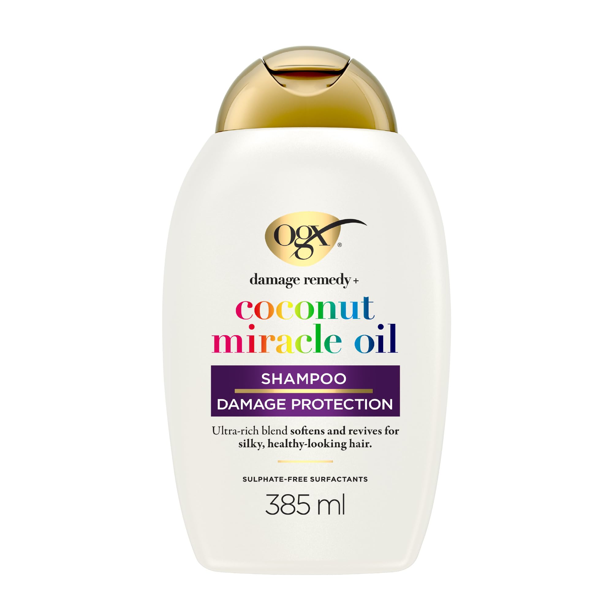 OGX Coconut Miracle Oil Reviving Shampoo for Damaged Hair, 385ml