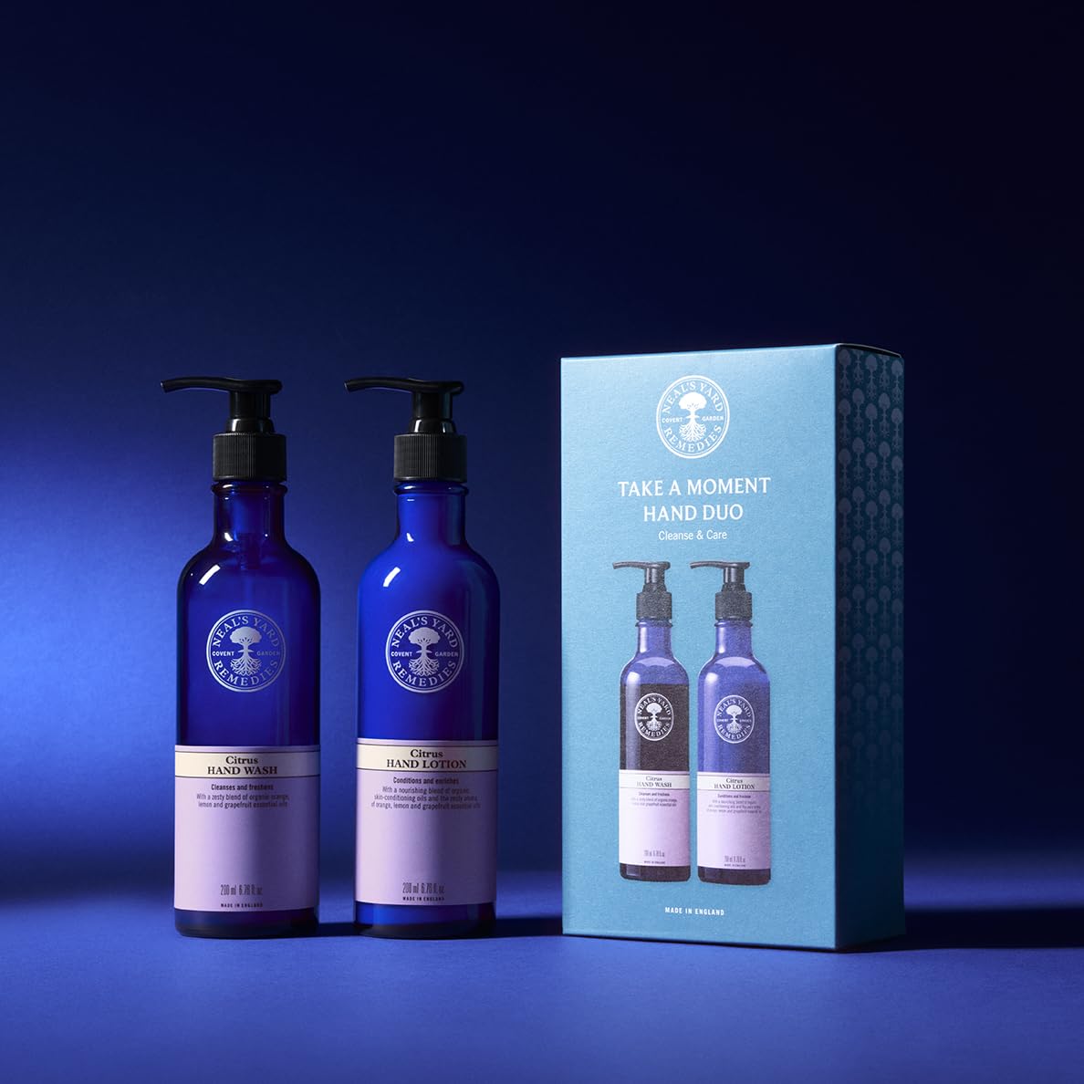 Neal's Yard Remedies Take A Moment Citrus Gift Set: Hand Wash & Hand Lotion 4