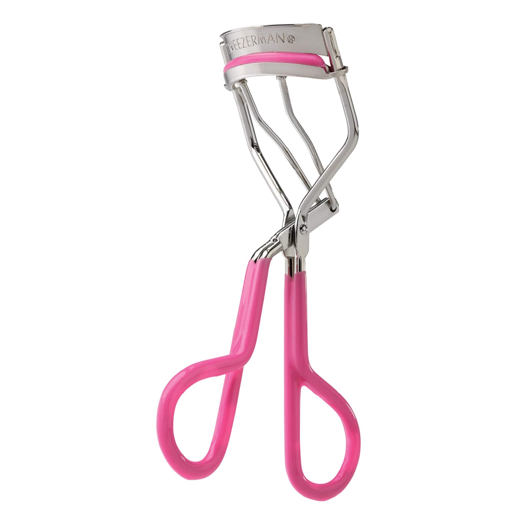 Tweezerman Neon Great Grip Eyelash Curler in Pink for Travel and Gifts 1