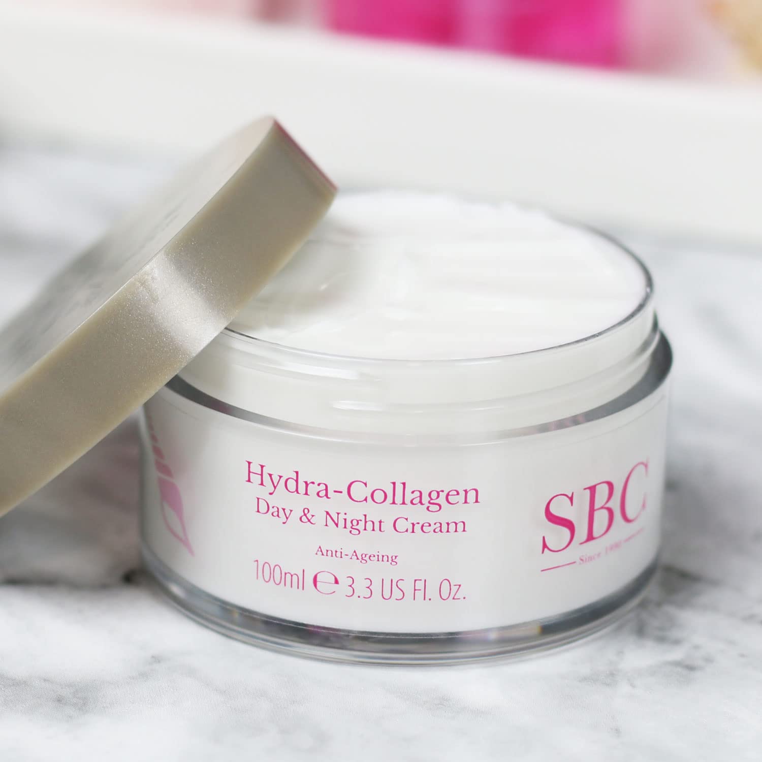 SBC Skincare Hydra-Collagen Day & Night Cream - 100ml | Firms & Smooths Fine Lines 3