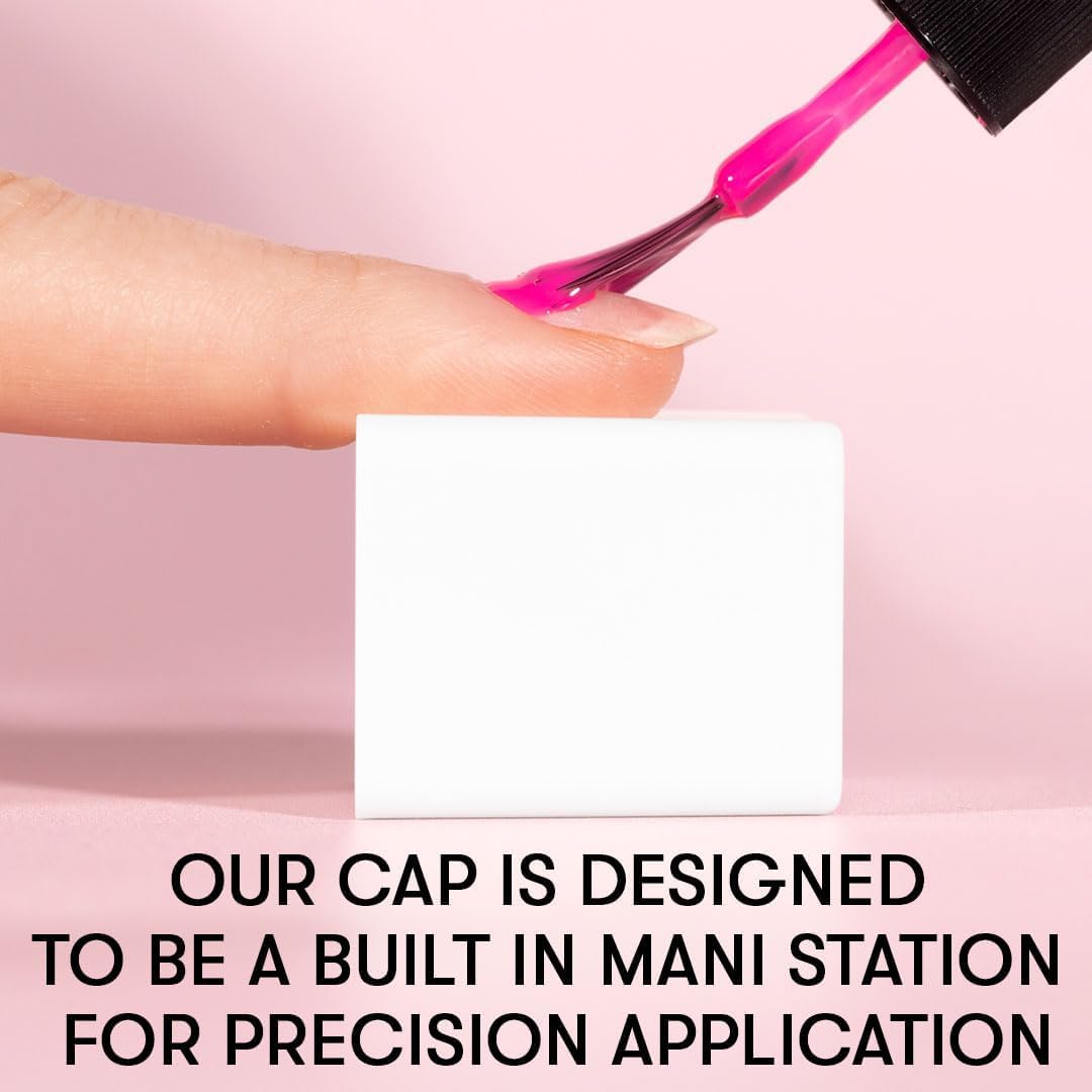 Nails Inc HD Glitter Nail Polish in Ring Light Ready Silver Metallic Glossy 6