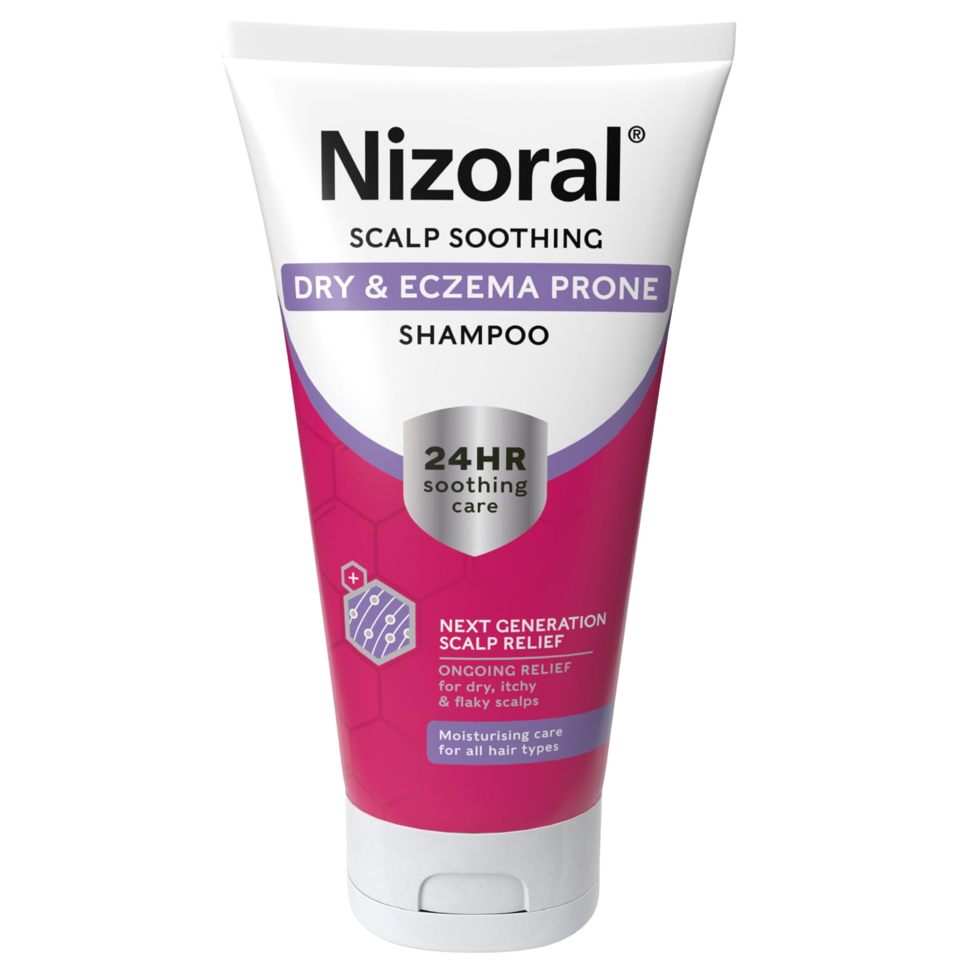 Nizoral Scalp Soothing Shampoo for Dry and Eczema Prone Scalps - 24 Hour Relief