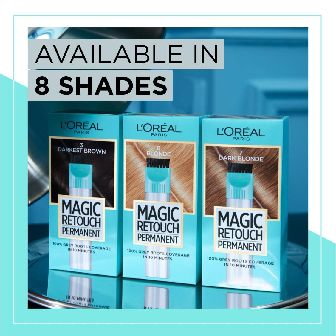 L'Oréal Paris Magic Retouch Instant Root Spray, Dark Brown 4, 75ml - Instant Grey Coverage 7