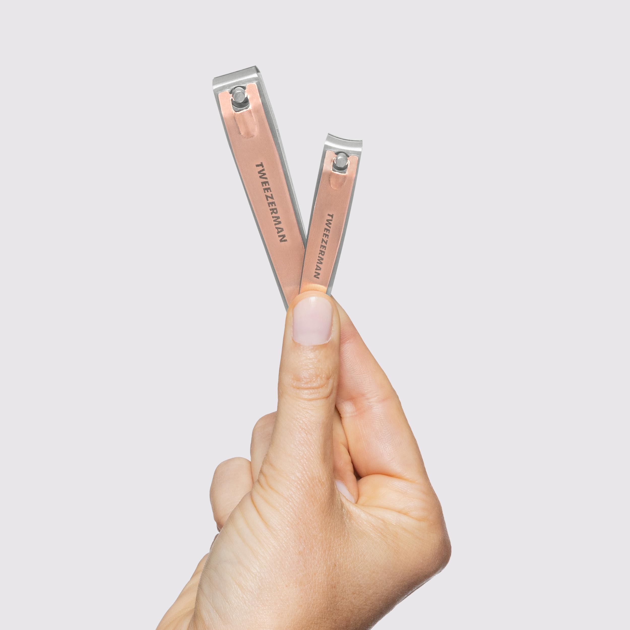 Tweezerman Rose Gold Combo Clipper Set for Fingernails and Toenails 6