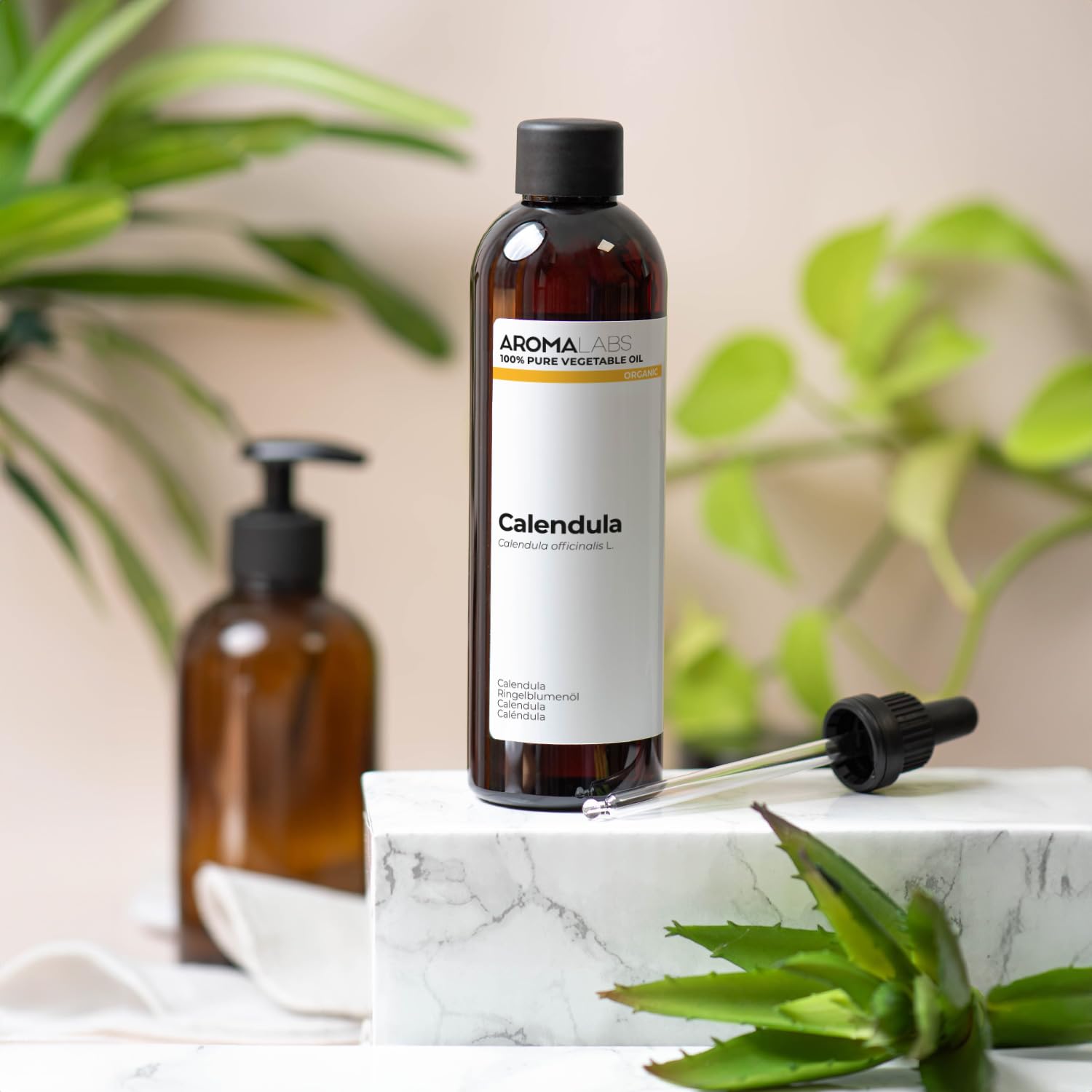 Aroma Labs ORGANIC Calendula Infused Oil - 250mL - 100% Pure Vegetable Oil 7