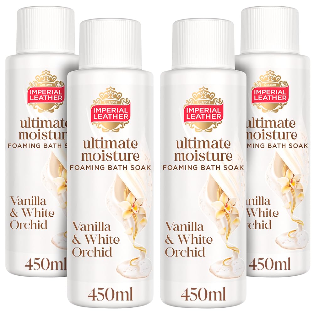 Imperial Leather Ultimate Moisture Vanilla & White Orchid Foaming Bath Soak