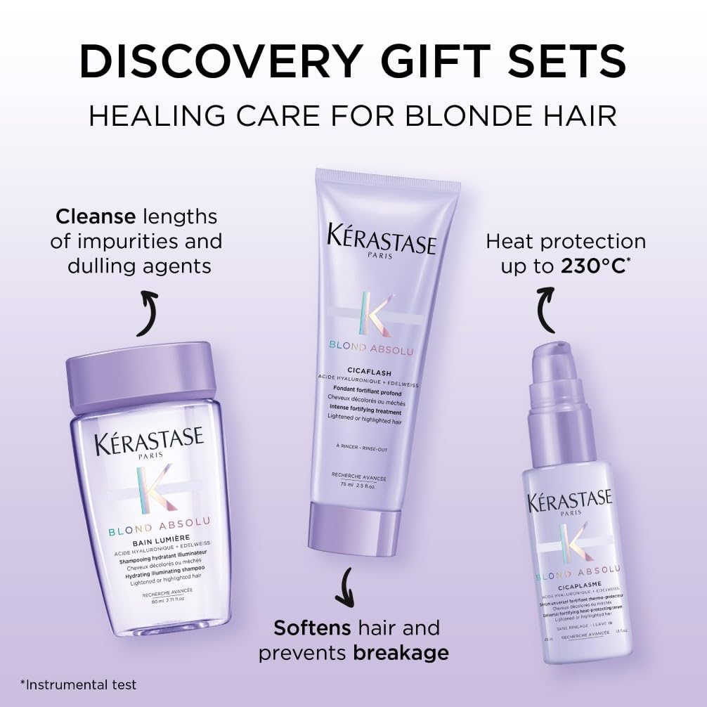 Kérastase Blond Absolu Discovery Set: Illuminating Shampoo & Nourishing Care 3