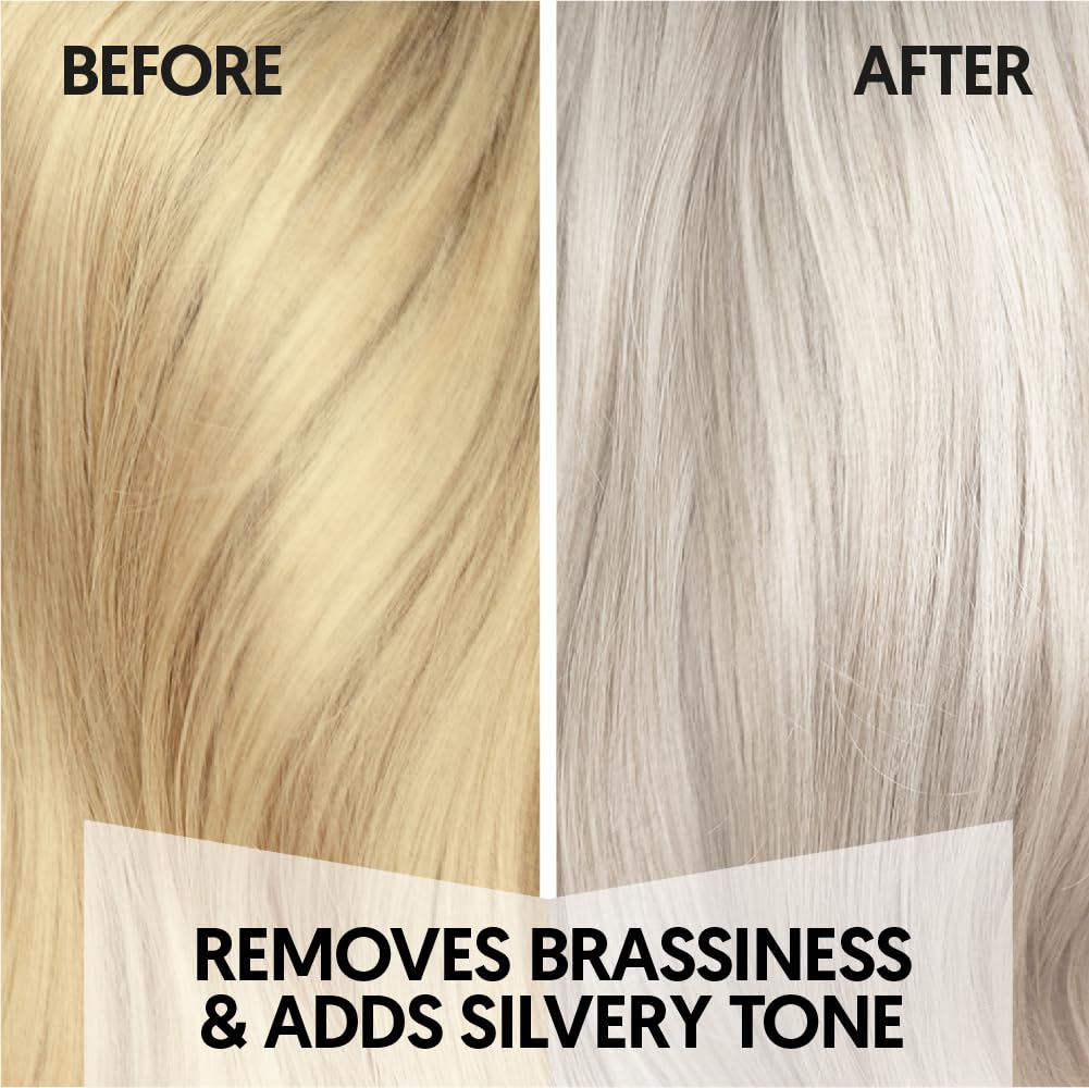 PROVOKE Go Ashy Shampoo 200ml, entfernt Gelbstich und verleiht dem Haar einen silbrigen Ton. Formuliert mit Triple Toning Technology, verwandelt warmes und gelbstichiges Haar in kühles und aschiges Haar. 5