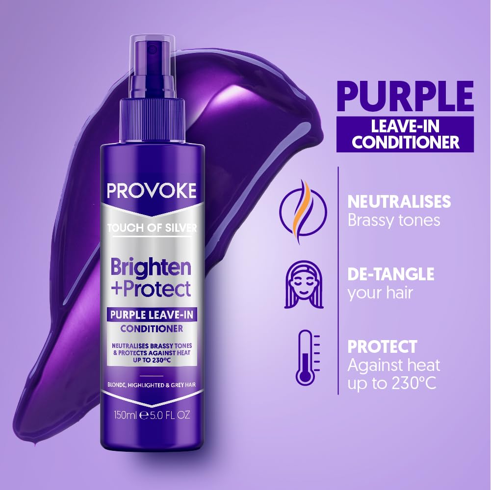 PROVOKE Touch of Silver Leave-in Conditioner for Heat Protection and Detangling 3