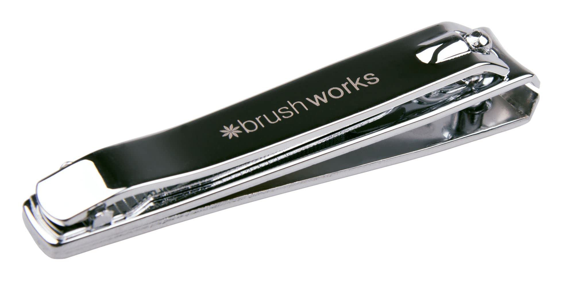 Brushworks Stainless Steel Toe Nail Clipper with File and Cleaner 4