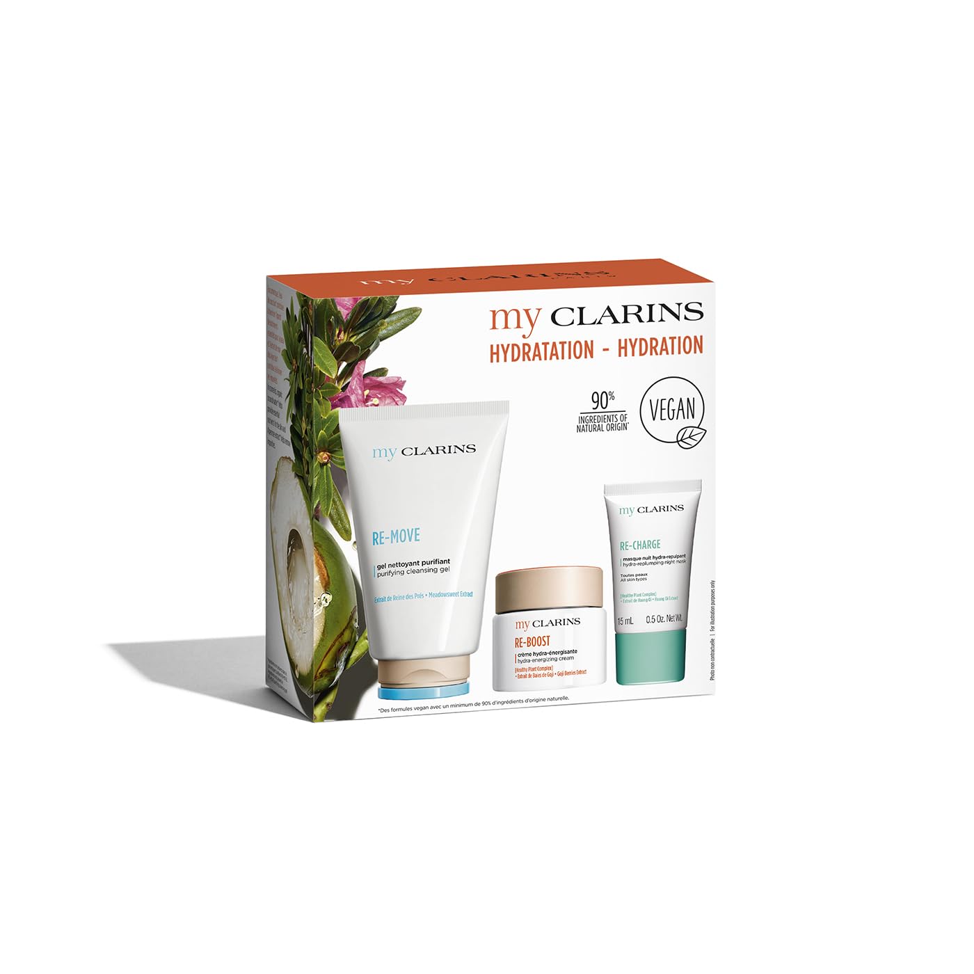 CLARINS My Clarins Essentials Kit: Hydrating, Energizing & Purifying Skincare Set 3