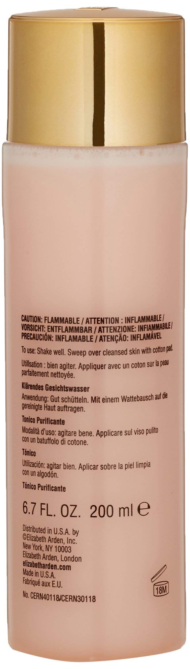 Elizabeth Arden Ceramide Purifying Toner, 200ml for Soft, Refreshed Skin 4