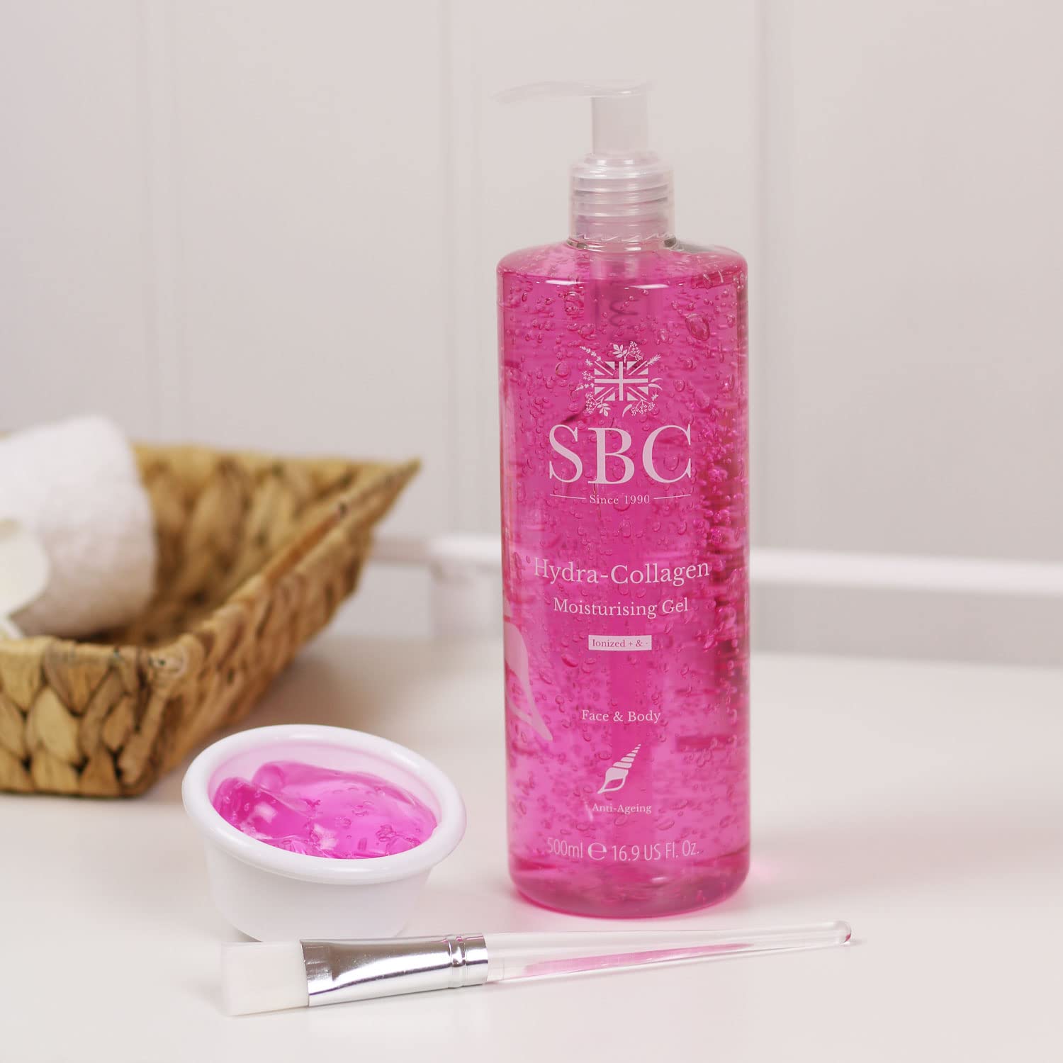 SBC Collagen Gel 500ml: Hydrating & Firming Moisturiser for Face and Body